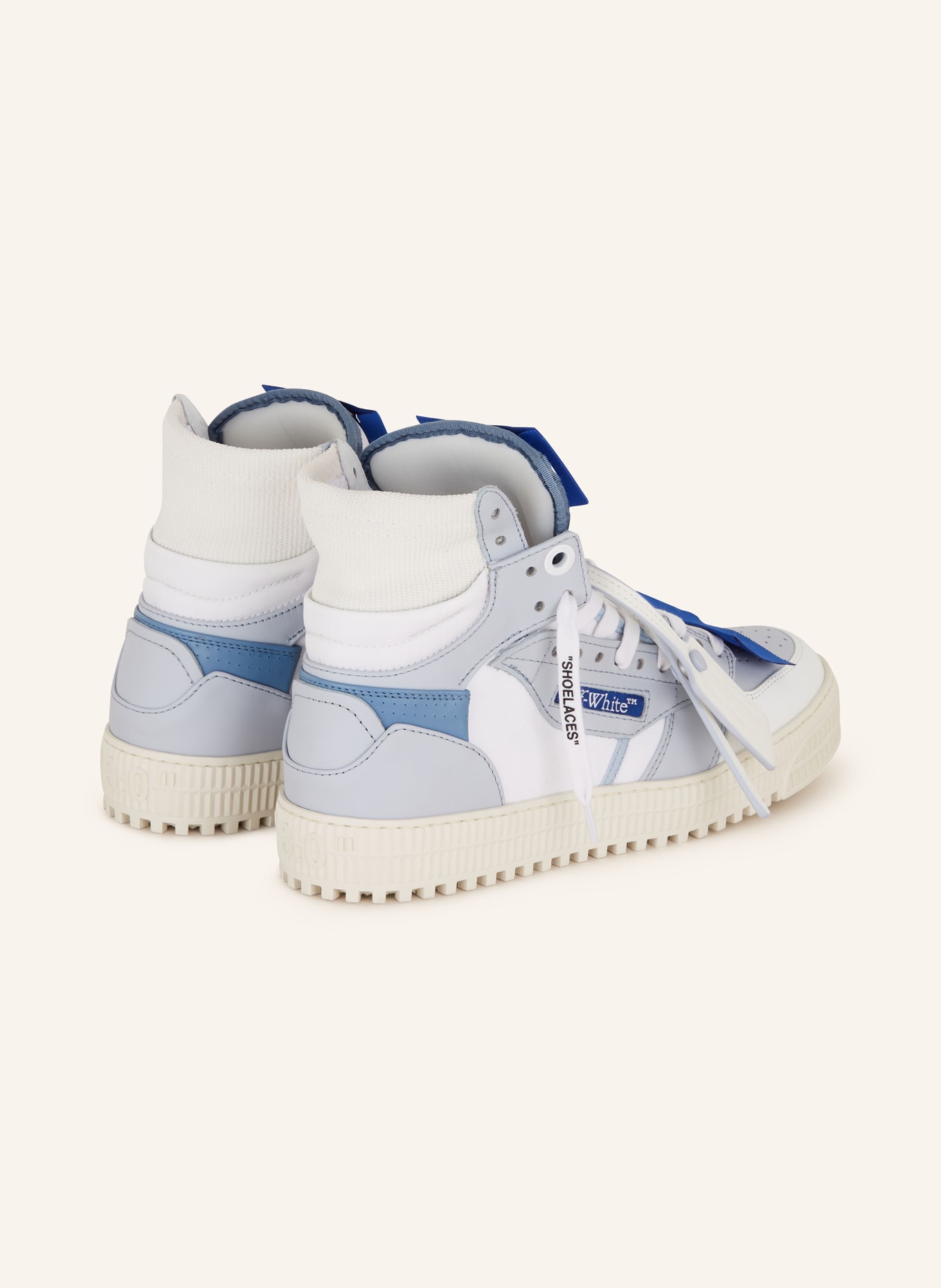 Off-White High-top sneakers 3.0 OFF COURT, Color: WHITE/ LIGHT BLUE (Image 2)