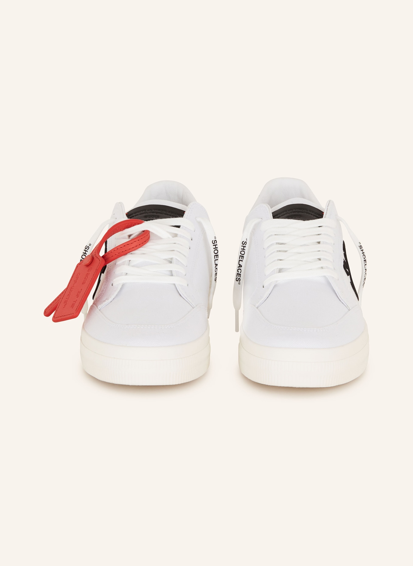 Off-White Sneaker NEW LOW VULCANIZED, Farbe: WEISS/ SCHWARZ (Bild 3)