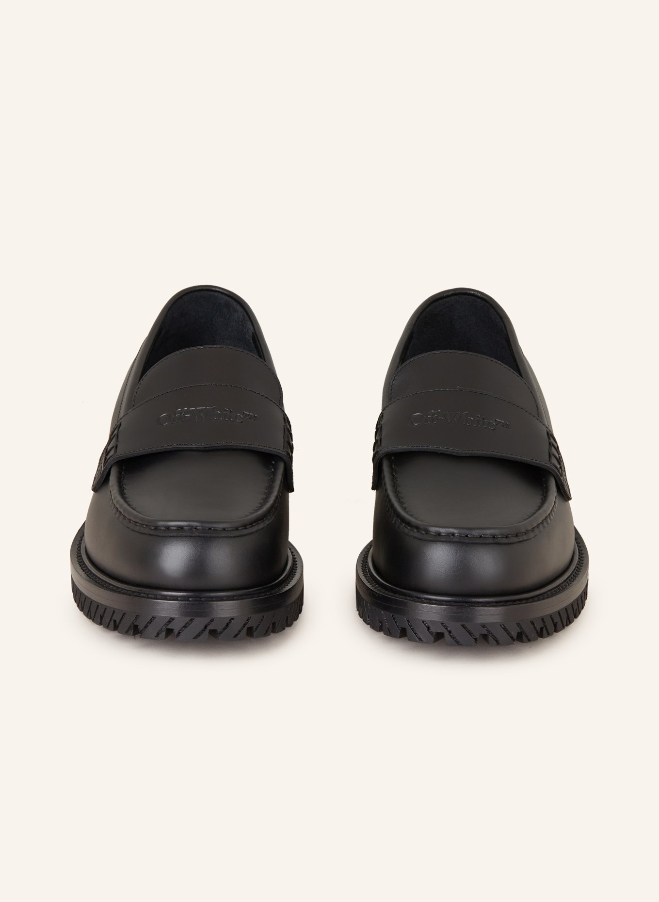 Off-White Loafers MILITARY, Color: BLACK (Image 3)
