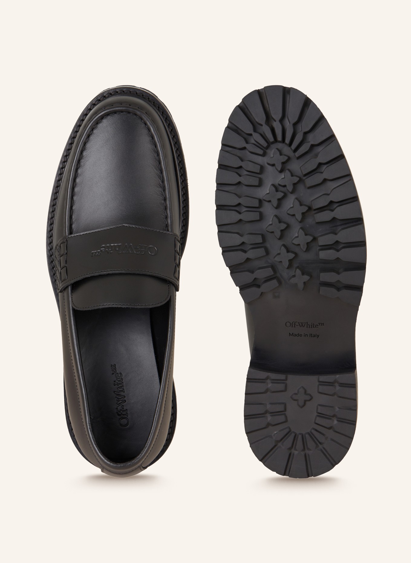 Off-White Loafers MILITARY, Color: BLACK (Image 5)