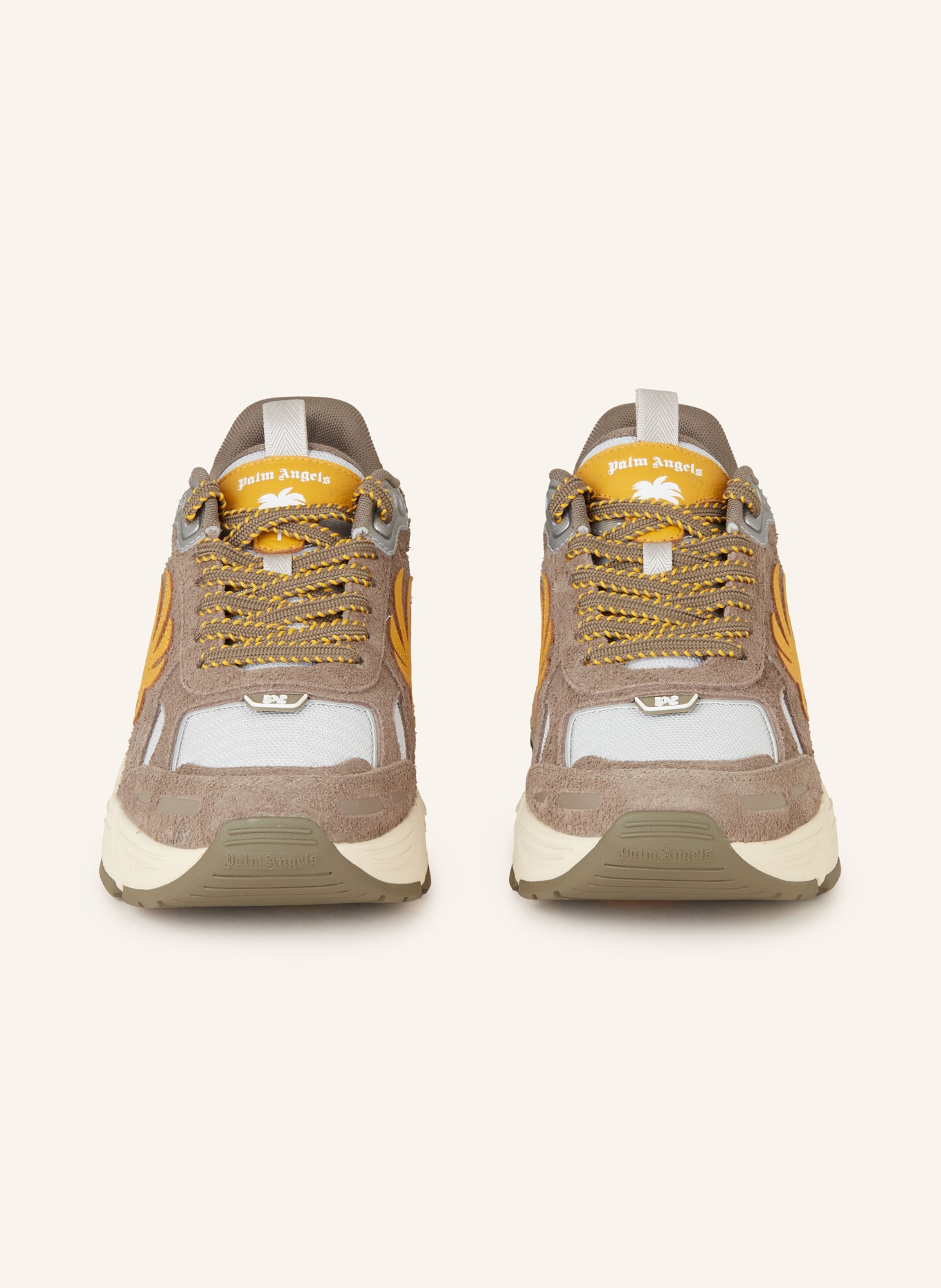 Palm Angels Sneakers PALM, Color: BROWN/ DARK YELLOW/ LIGHT GRAY (Image 3)