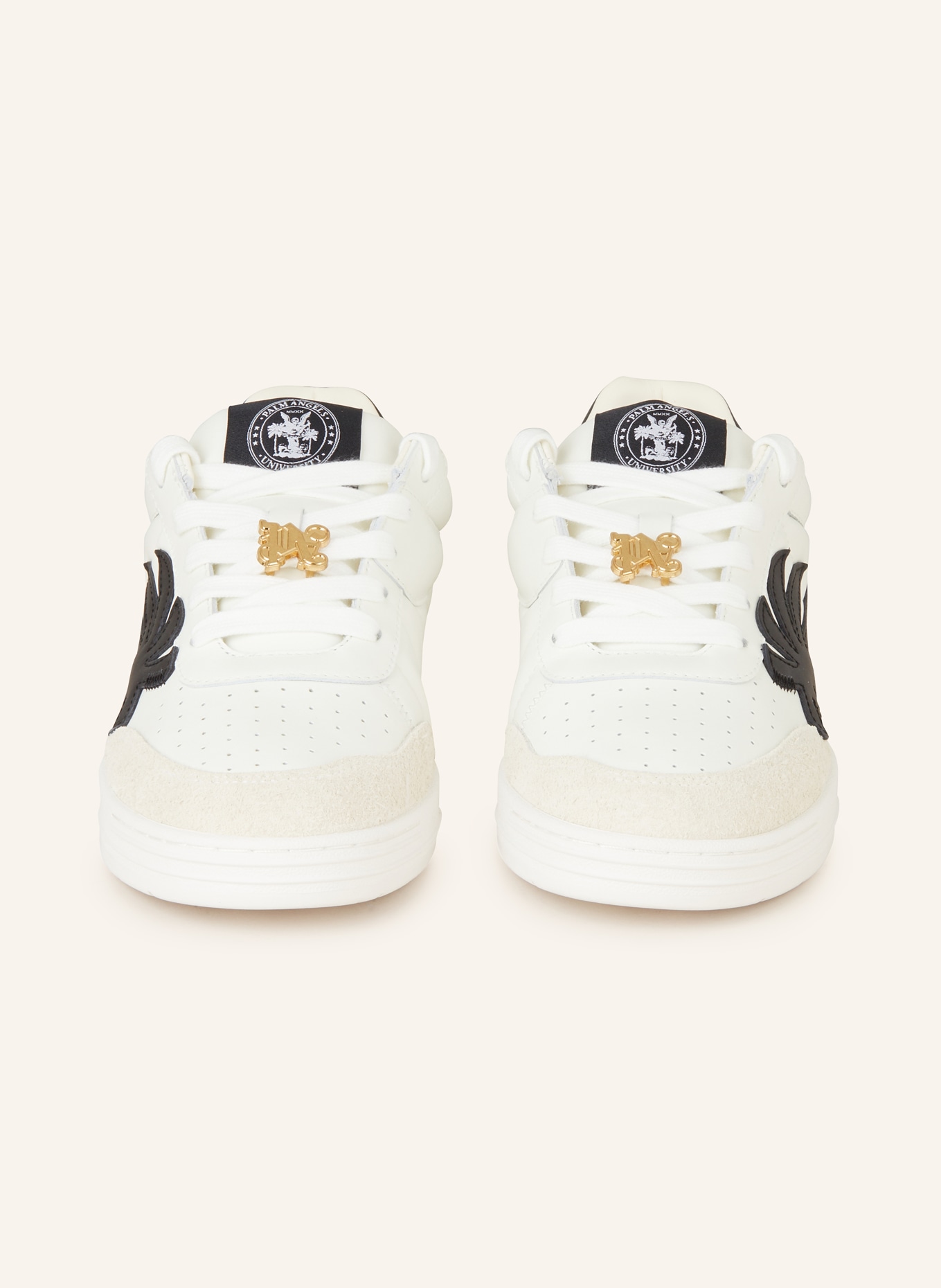 Palm Angels Sneakers UNIVERSITY, Color: WHITE/ CREAM/ BLACK (Image 3)