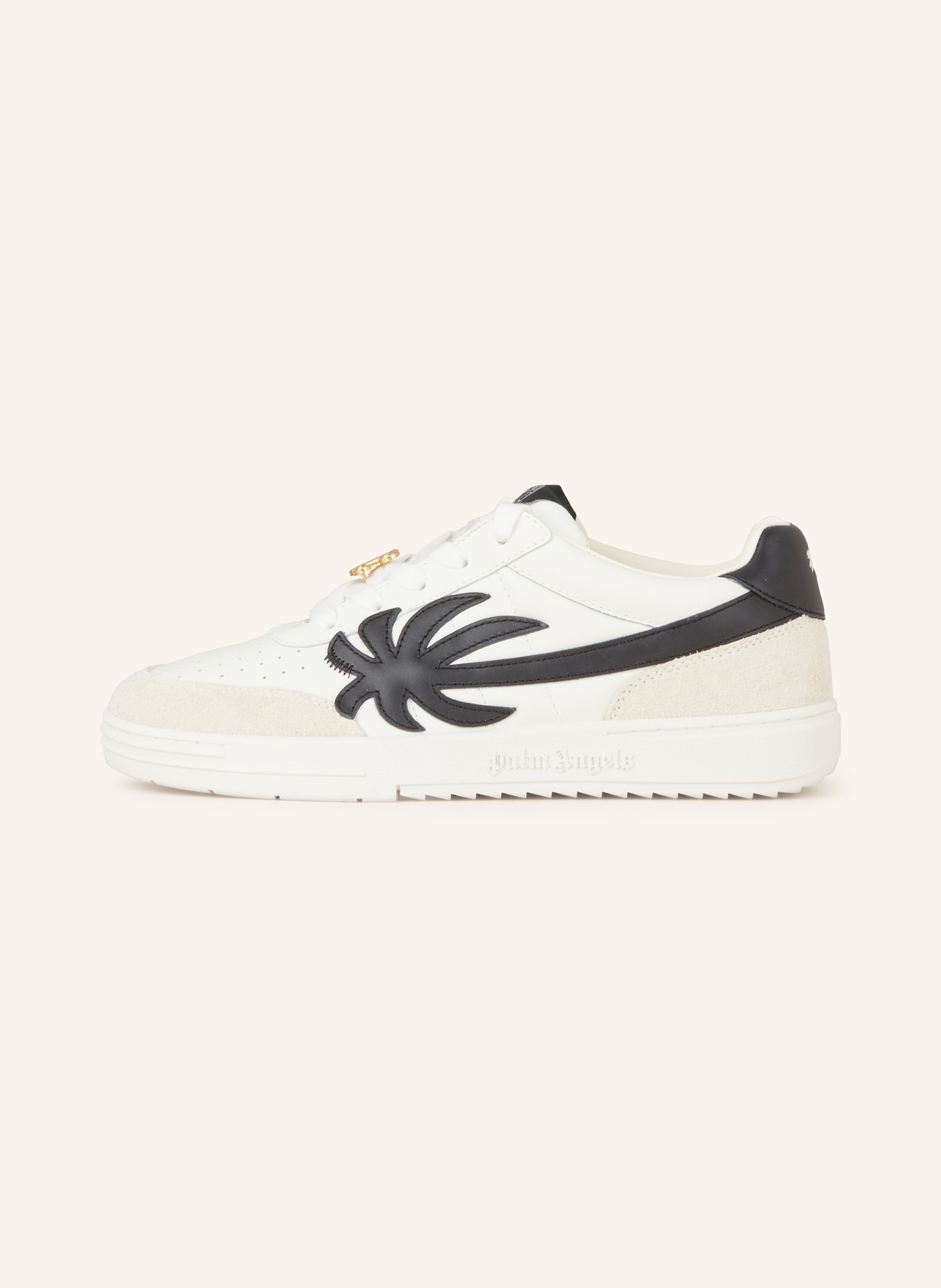 Palm Angels Sneakers UNIVERSITY, Color: WHITE/ CREAM/ BLACK (Image 4)