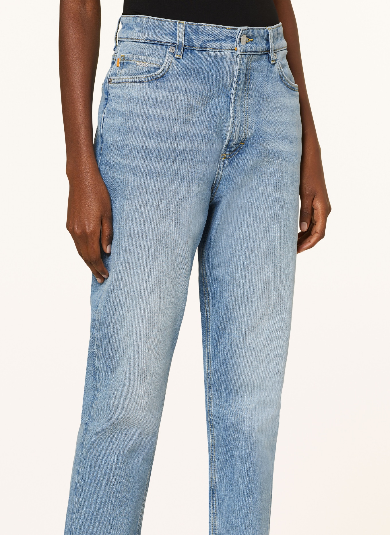 BOSS Mom Jeans RUTH, Farbe: 457 LIGHT/PASTEL BLUE (Bild 5)