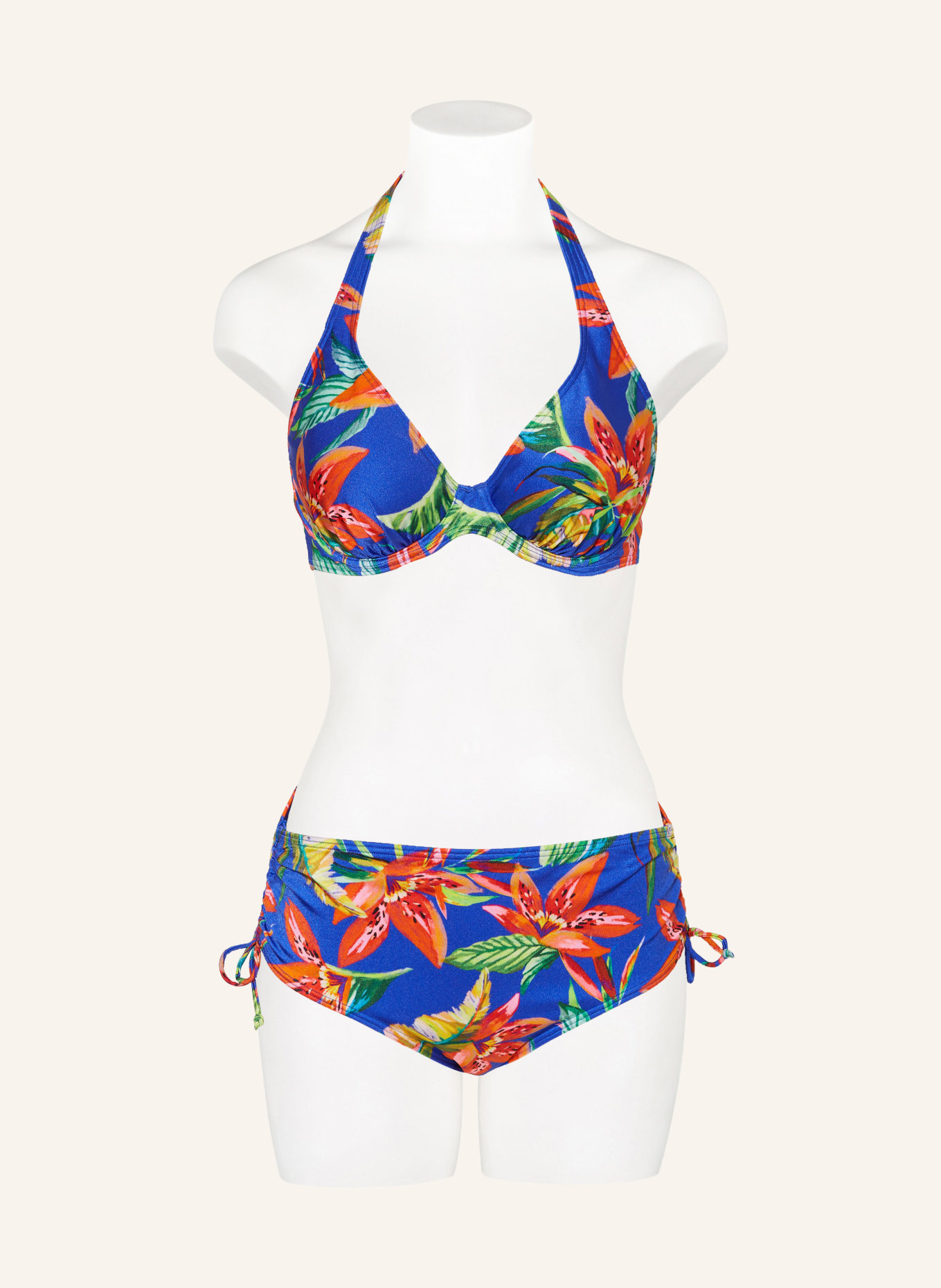 PrimaDonna Underwired bikini top LATAKIA, Color: BLUE/ RED/ GREEN (Image 4)