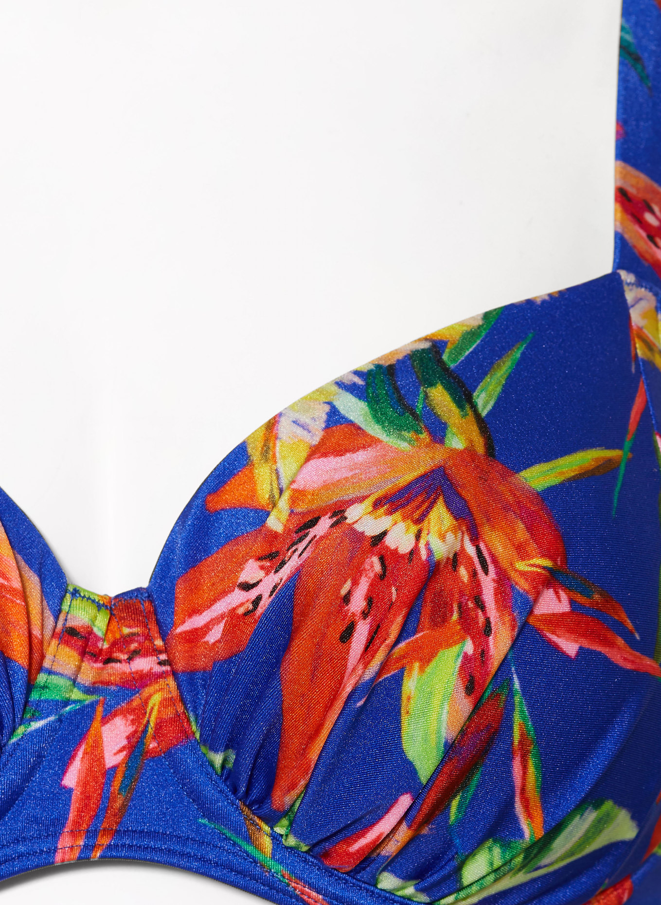 PrimaDonna Underwired bikini top LATAKIA, Color: BLUE/ RED/ GREEN (Image 5)