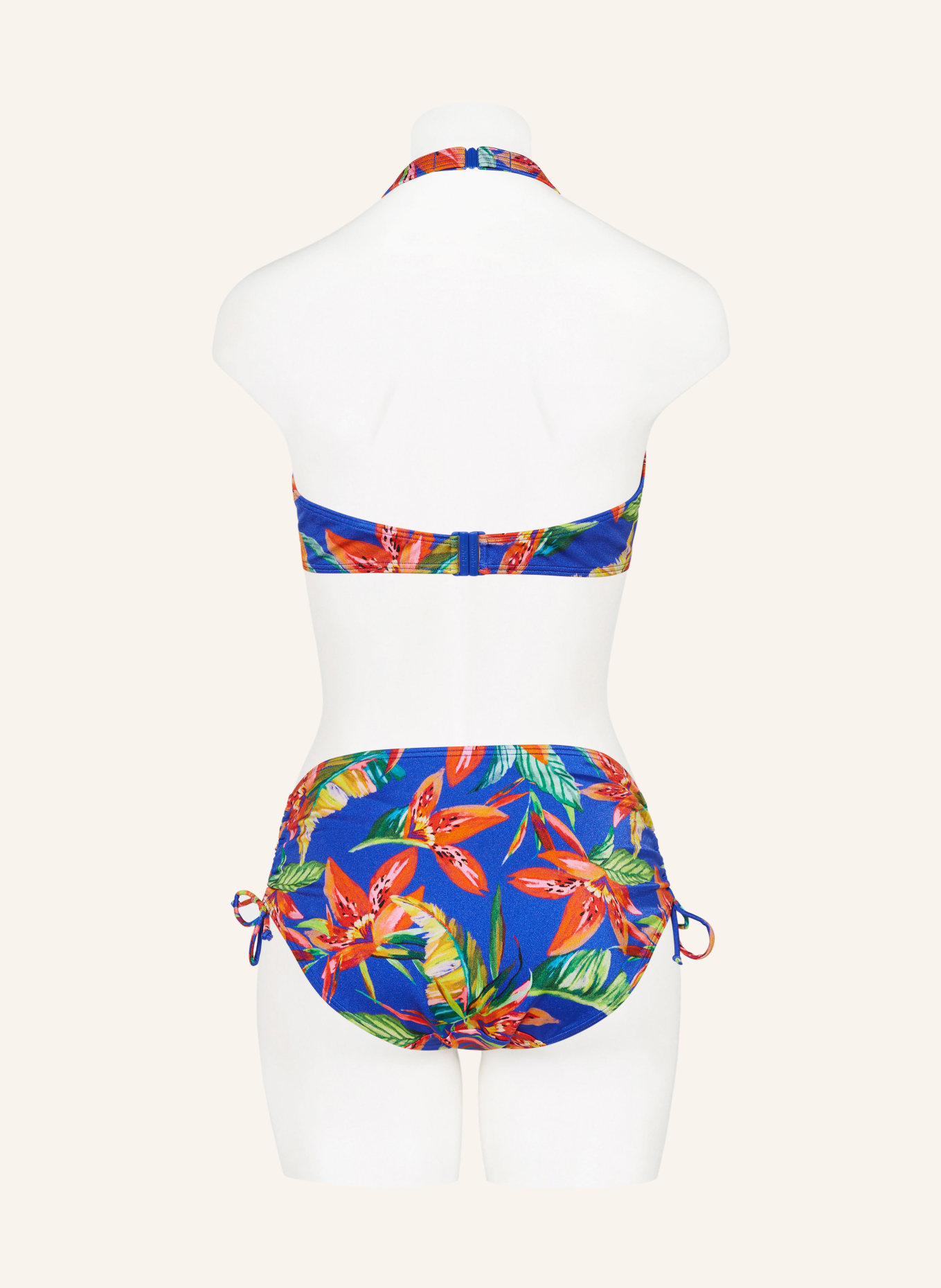 PrimaDonna High-waist bikini bottoms LATAKIA, Color: BLUE/ RED/ GREEN (Image 3)