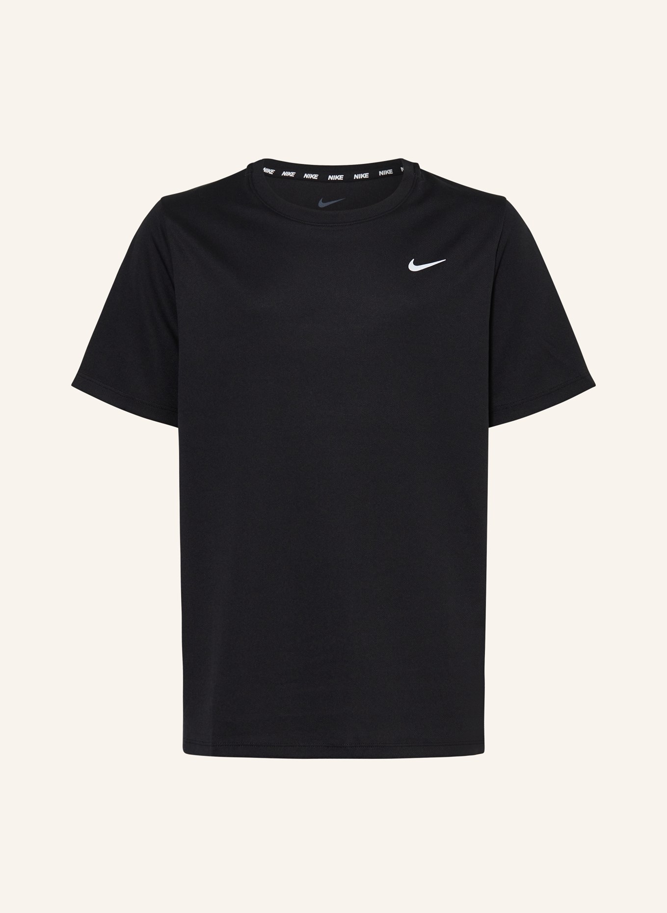 Nike T-Shirt MILER DRI-FIT, Farbe: SCHWARZ (Bild 1)
