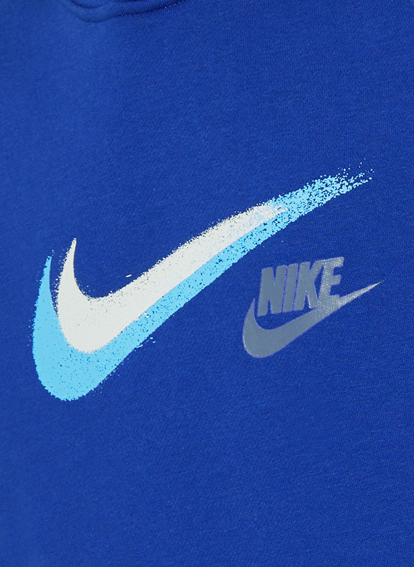 Nike Mikina s kapucí, Barva: MODRÁ (Obrázek 3)