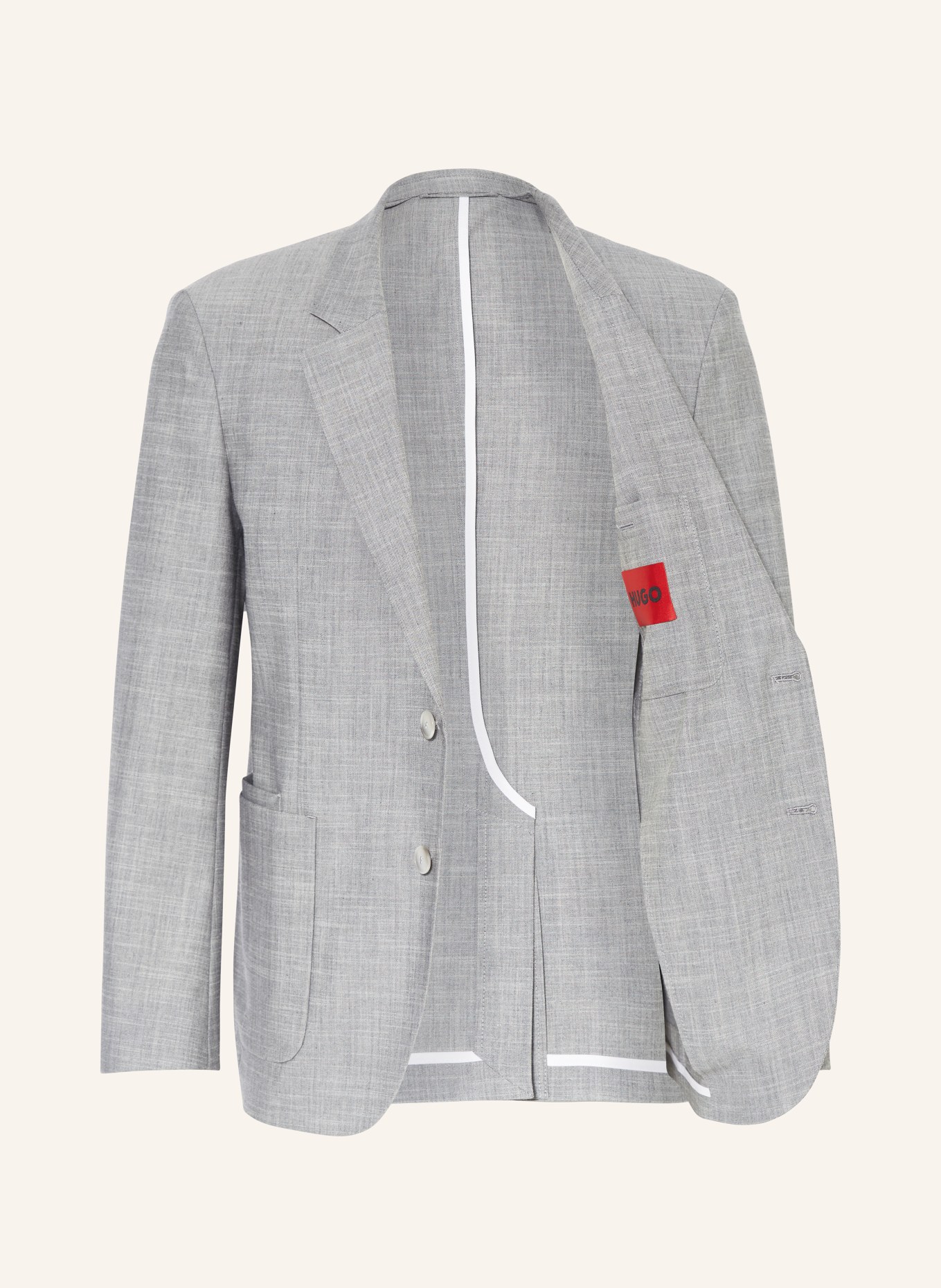 HUGO Suit jacket HAERO slim fit, Color: 081 OPEN GREY (Image 4)
