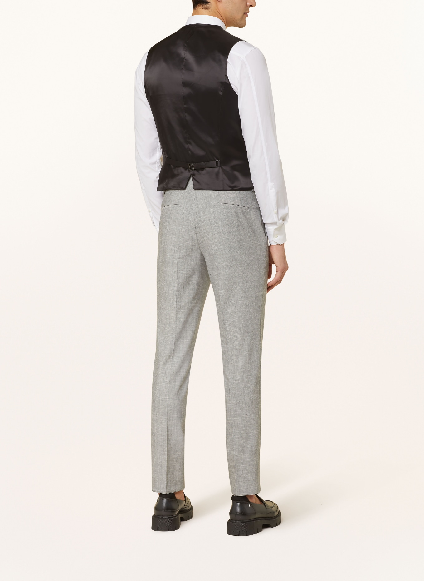 HUGO Suit vest VIN slim fit, Color: 081 OPEN GREY (Image 3)