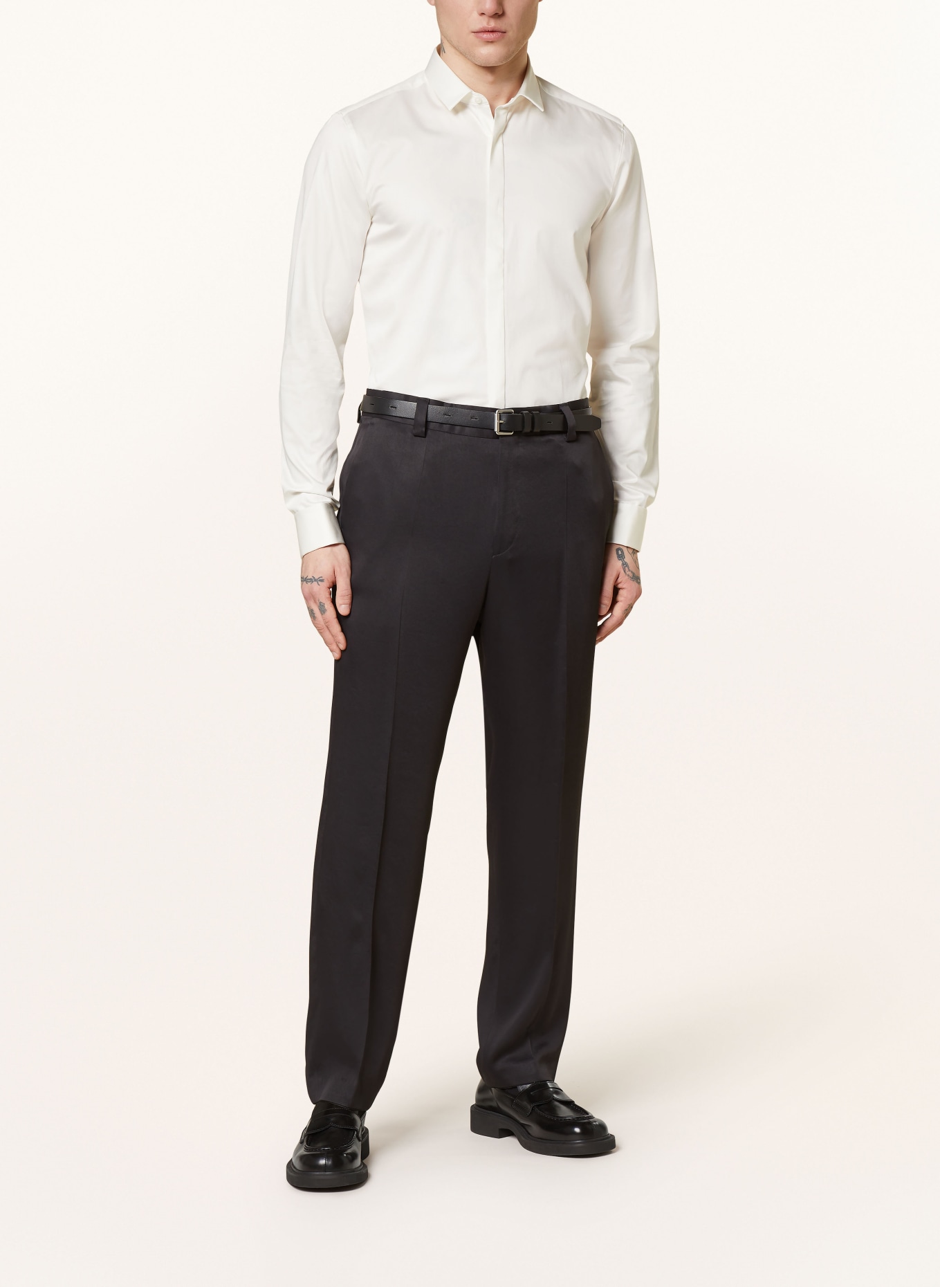 HUGO Tuxedo shirt EJINAR extra slim fit, Color: WHITE (Image 2)