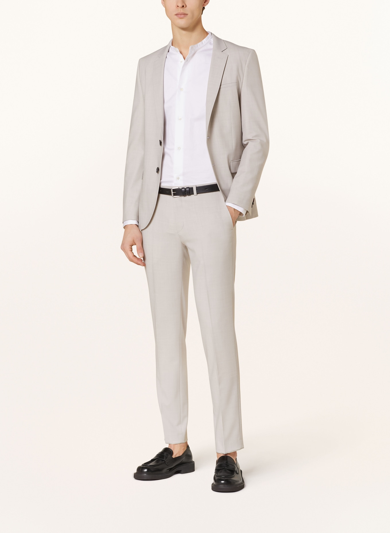 HUGO Anzughose HESTEN Extra Slim Fit, Farbe: 055 LIGHT/PASTEL GREY (Bild 2)