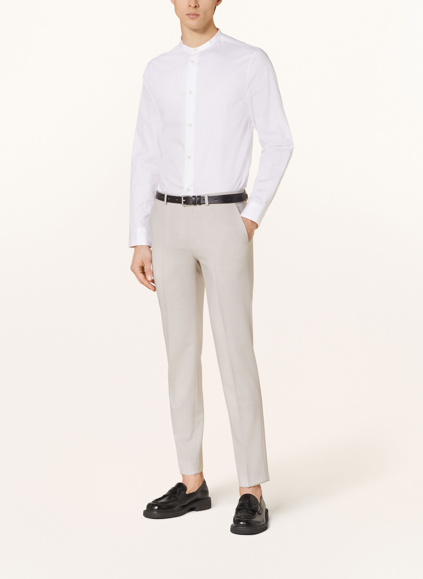 HUGO Suit trousers HESTEN extra slim fit, Color: 055 LIGHT/PASTEL GREY (Image 3)