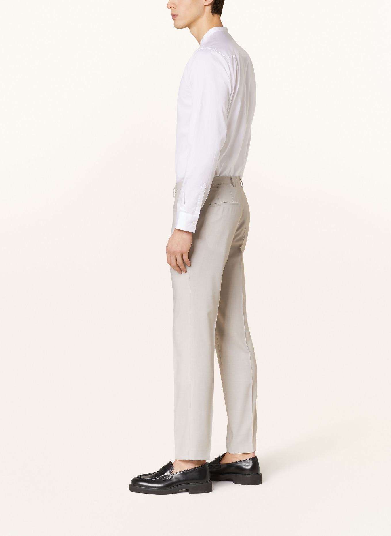 HUGO Spodnie garniturowe HESTEN extra slim fit, Kolor: 055 LIGHT/PASTEL GREY (Obrazek 5)