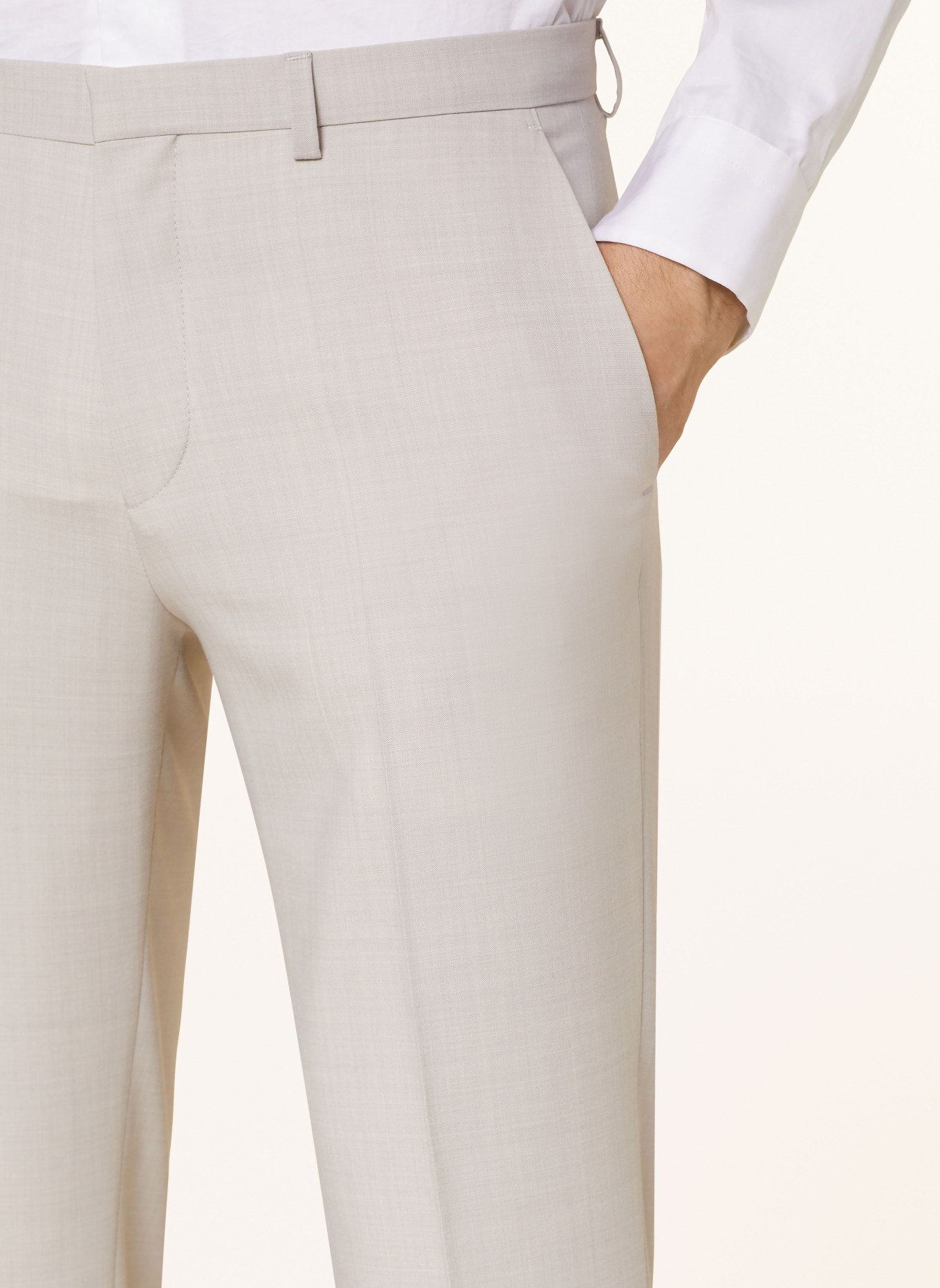 HUGO Suit trousers HESTEN extra slim fit, Color: 055 LIGHT/PASTEL GREY (Image 6)