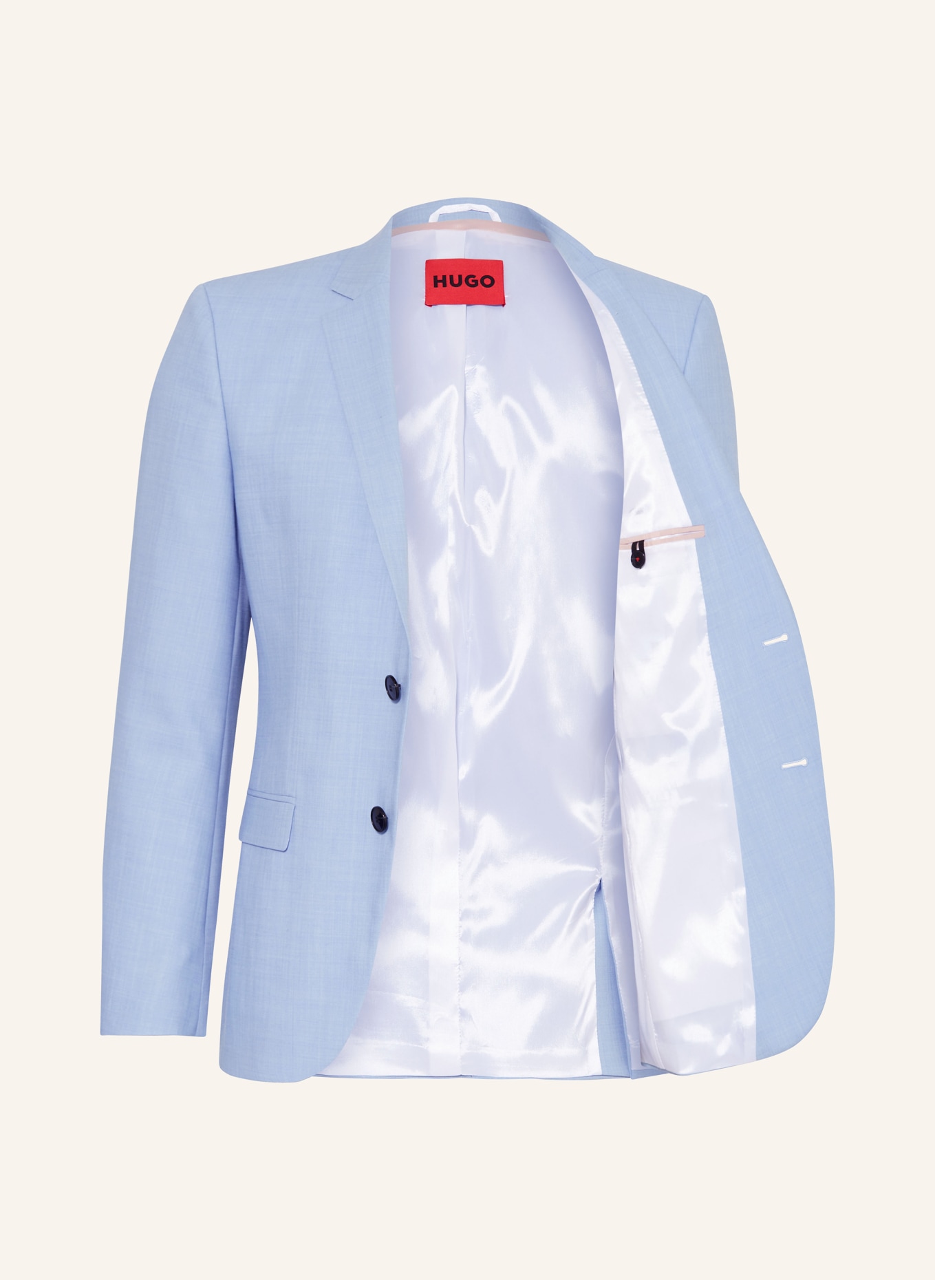 HUGO Anzugsakko ARTI Extra Slim Fit, Farbe: 455 LIGHT/PASTEL BLUE (Bild 4)