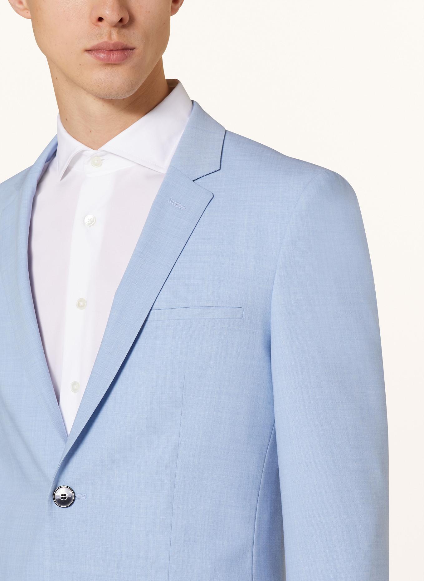 HUGO Anzugsakko ARTI Extra Slim Fit, Farbe: 455 LIGHT/PASTEL BLUE (Bild 5)