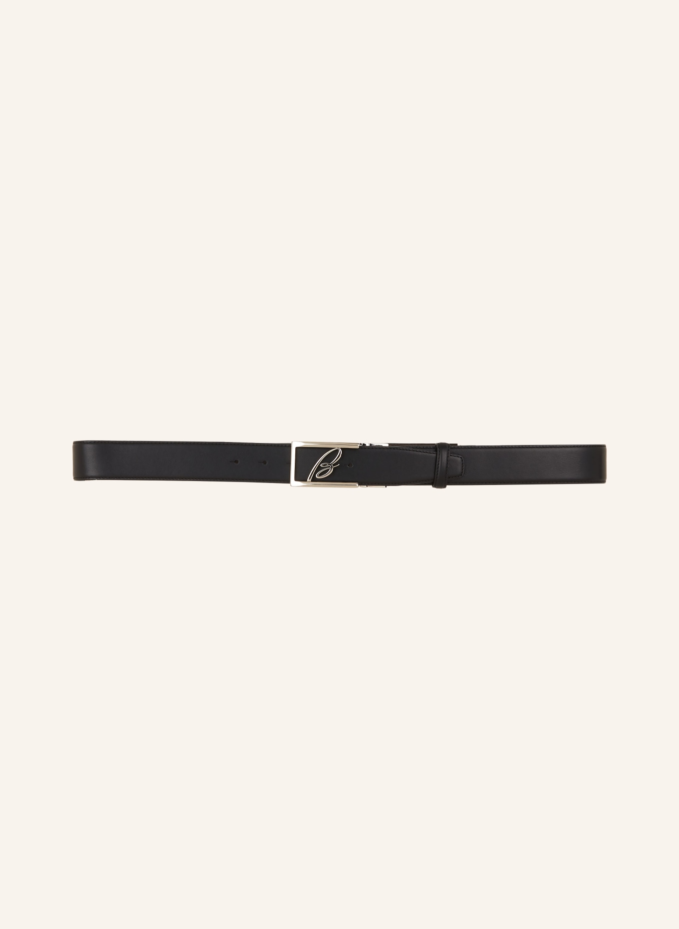 Brioni Reversible leather belt, Color: BLACK/ DARK BROWN (Image 3)
