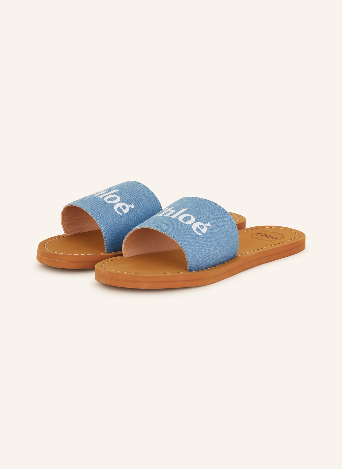 Chloé Pantofle, Barva: Z10 DENIM BLUE (Obrázek 1)