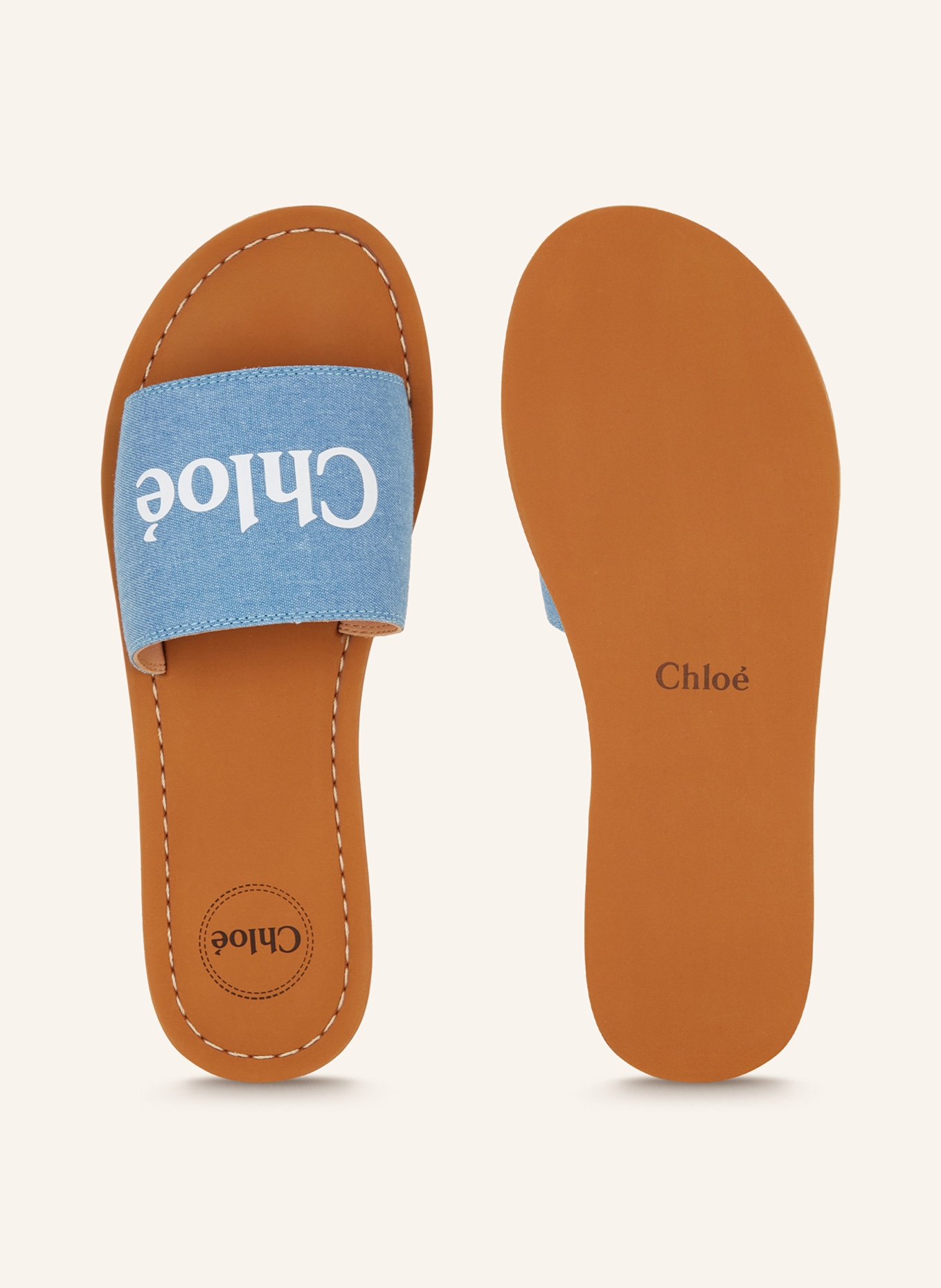 Chloé Pantofle, Barva: Z10 DENIM BLUE (Obrázek 5)