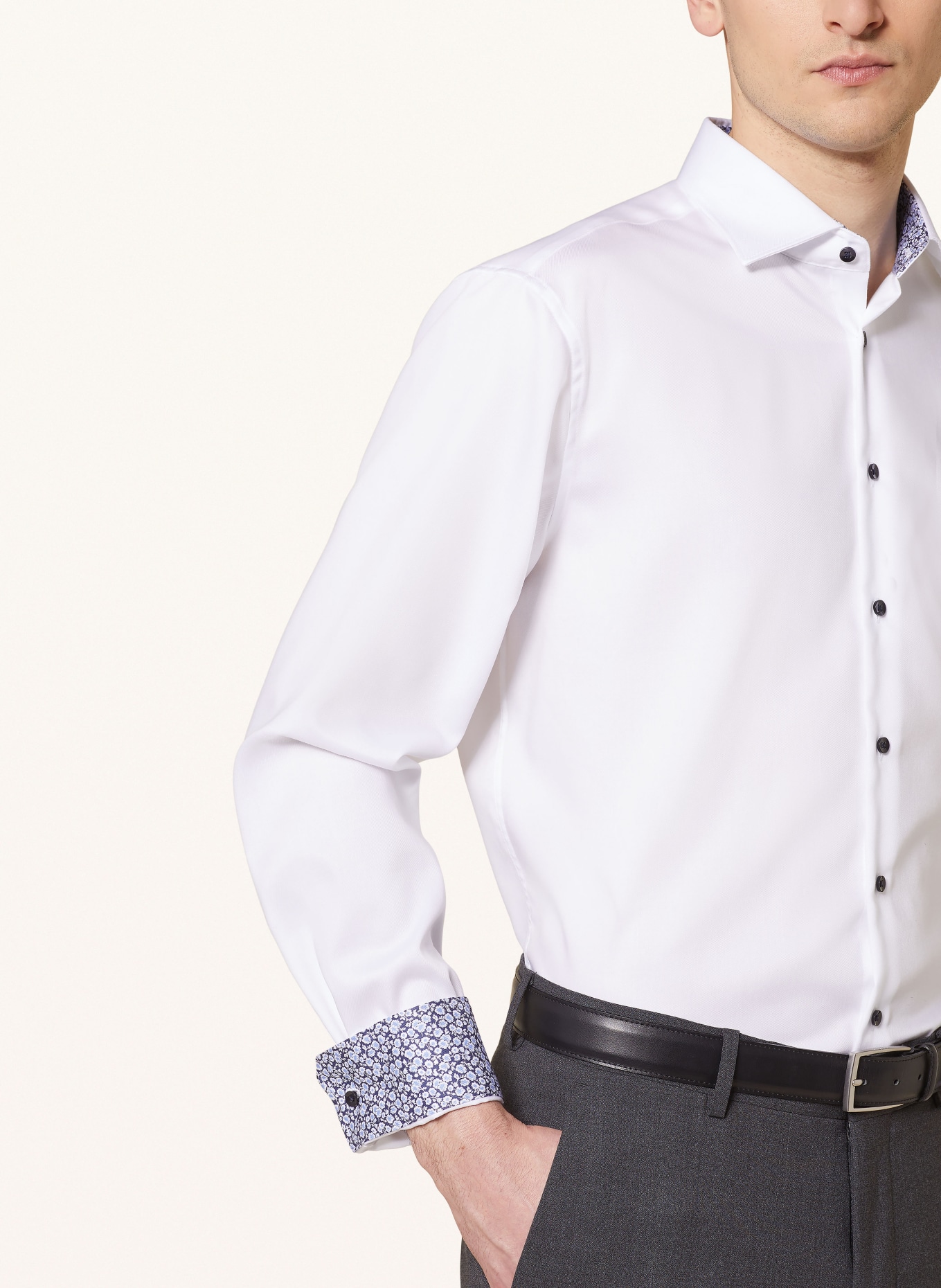 seidensticker Shirt regular fit, Color: WHITE (Image 4)