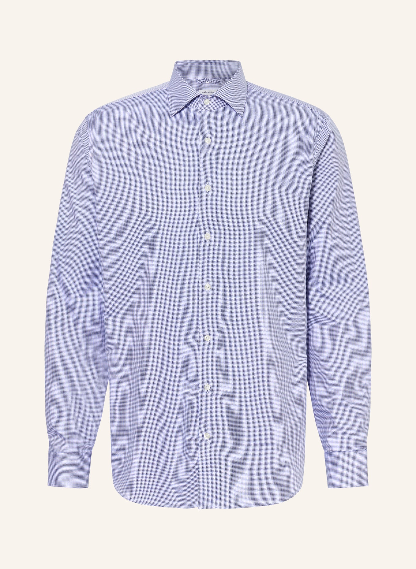 seidensticker Shirt shaped fit, Color: BLUE/ WHITE (Image 1)