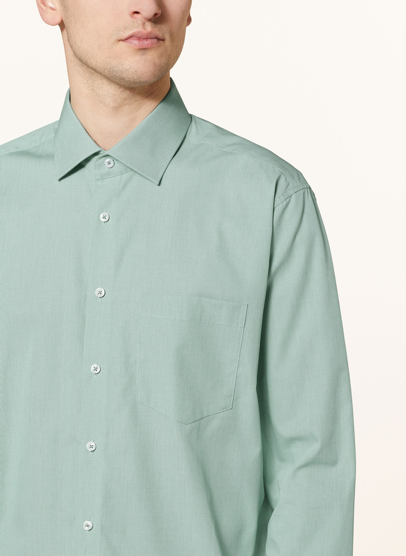 seidensticker Shirt comfort fit, Color: LIGHT GREEN (Image 4)