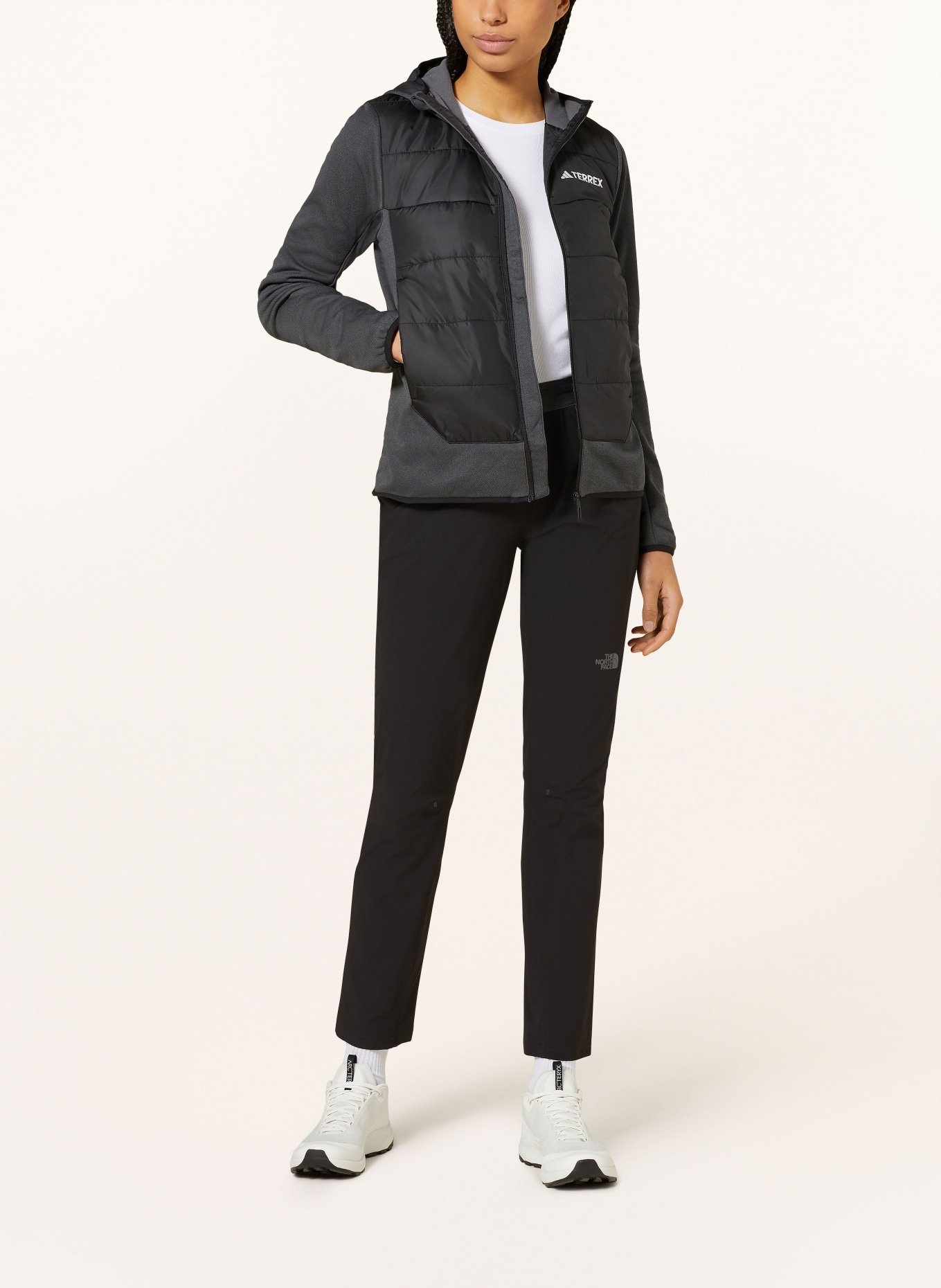 adidas TERREX Mid-layer jacket TERREX MULTI HYBRID, Color: BLACK (Image 2)