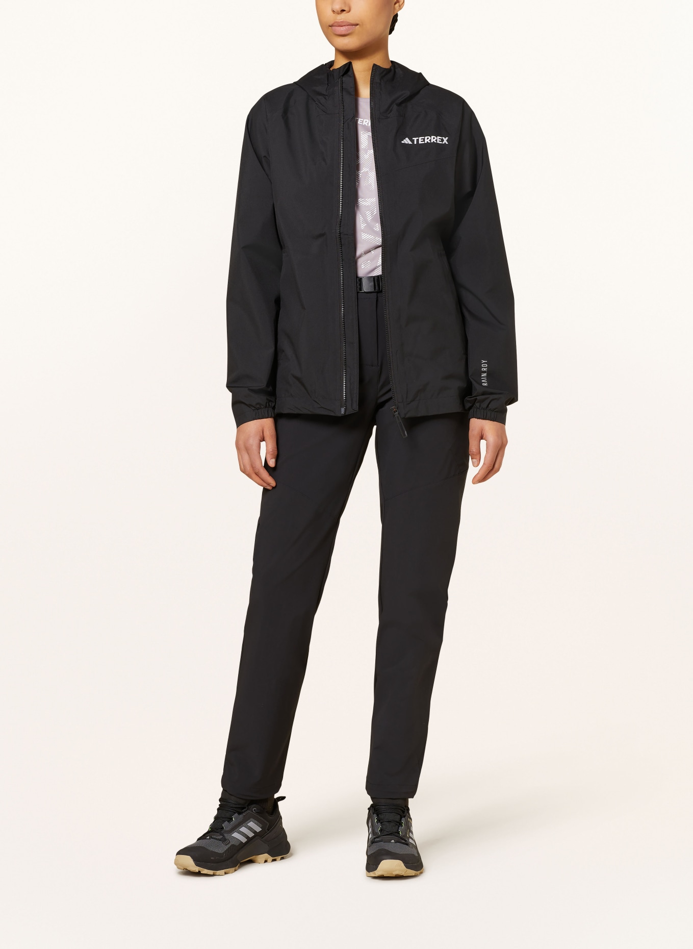 adidas TERREX Rain jacket TERREX MULTI, Color: BLACK (Image 2)
