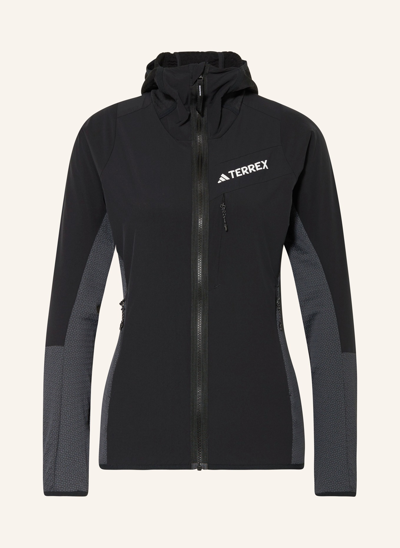 adidas TERREX Mid-layer jacket TERREX TECHROCK, Color: BLACK (Image 1)