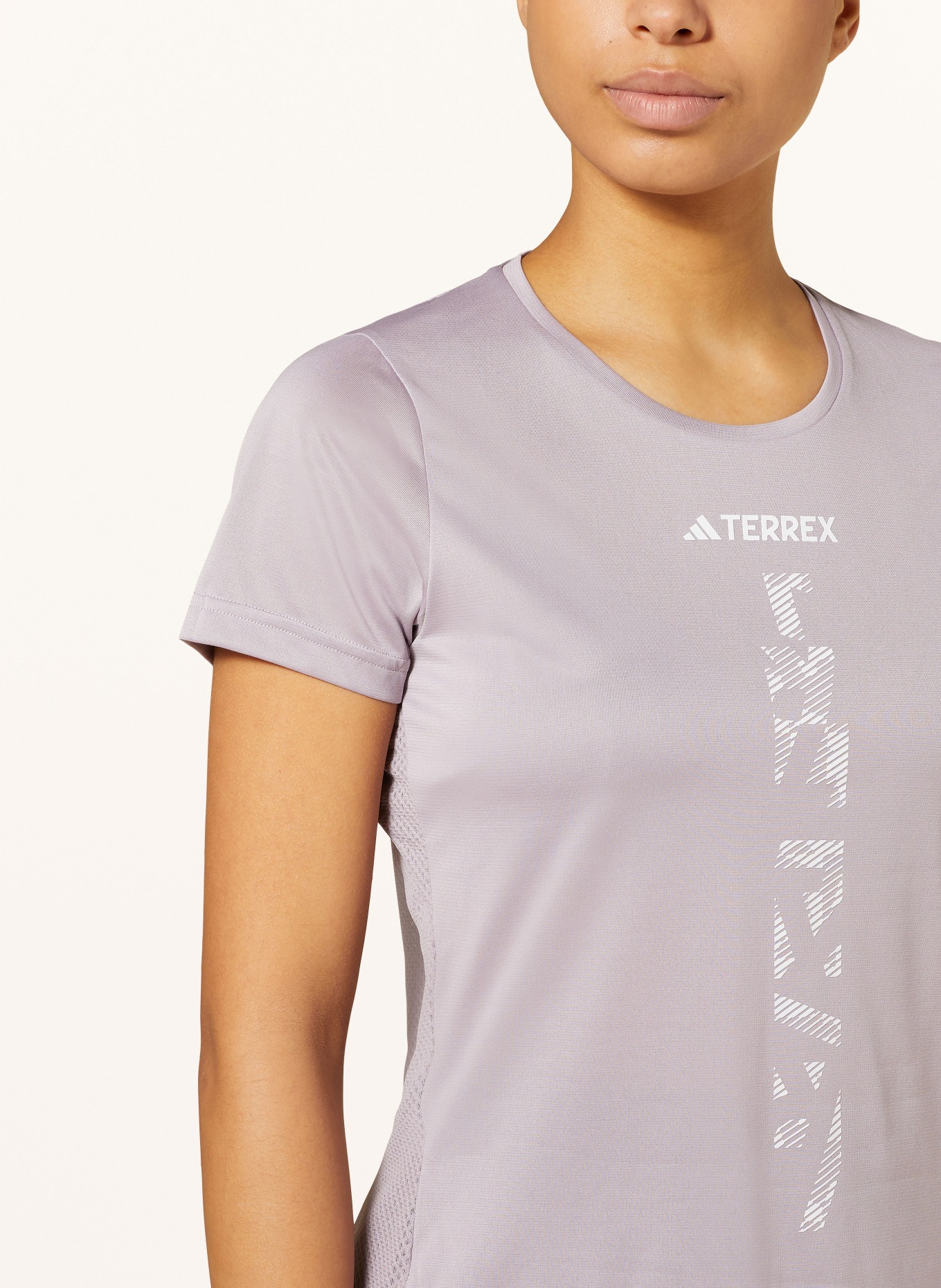 adidas TERREX T-Shirt TERREX AGRAVIC, Farbe: HELLLILA (Bild 4)
