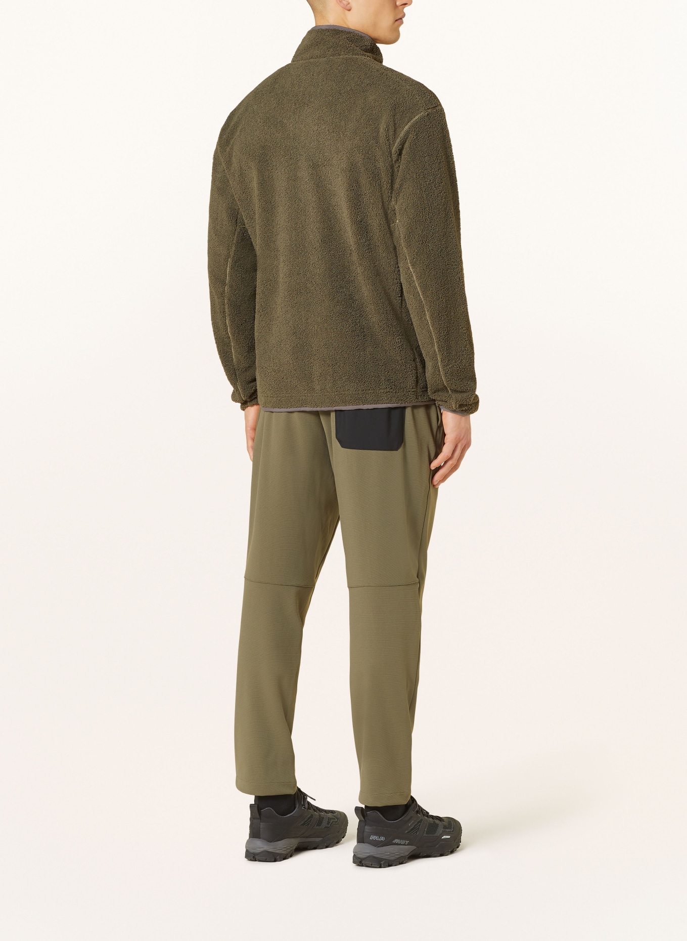 adidas TERREX Fleece half-zip sweater XPLORIC, Color: OLIVE (Image 3)