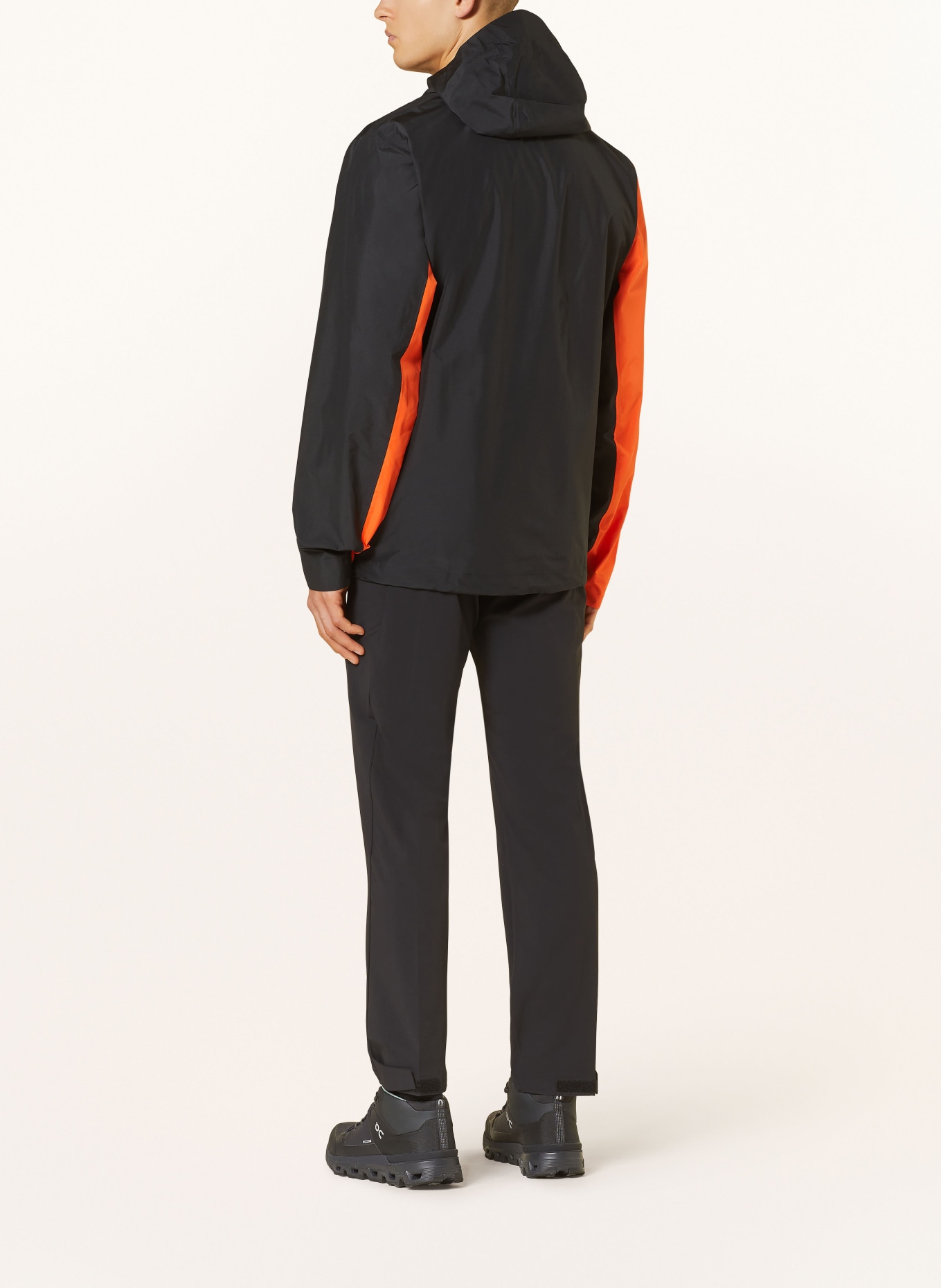 adidas TERREX Rain jacket TERREX MULTI, Color: BLACK/ ORANGE (Image 3)