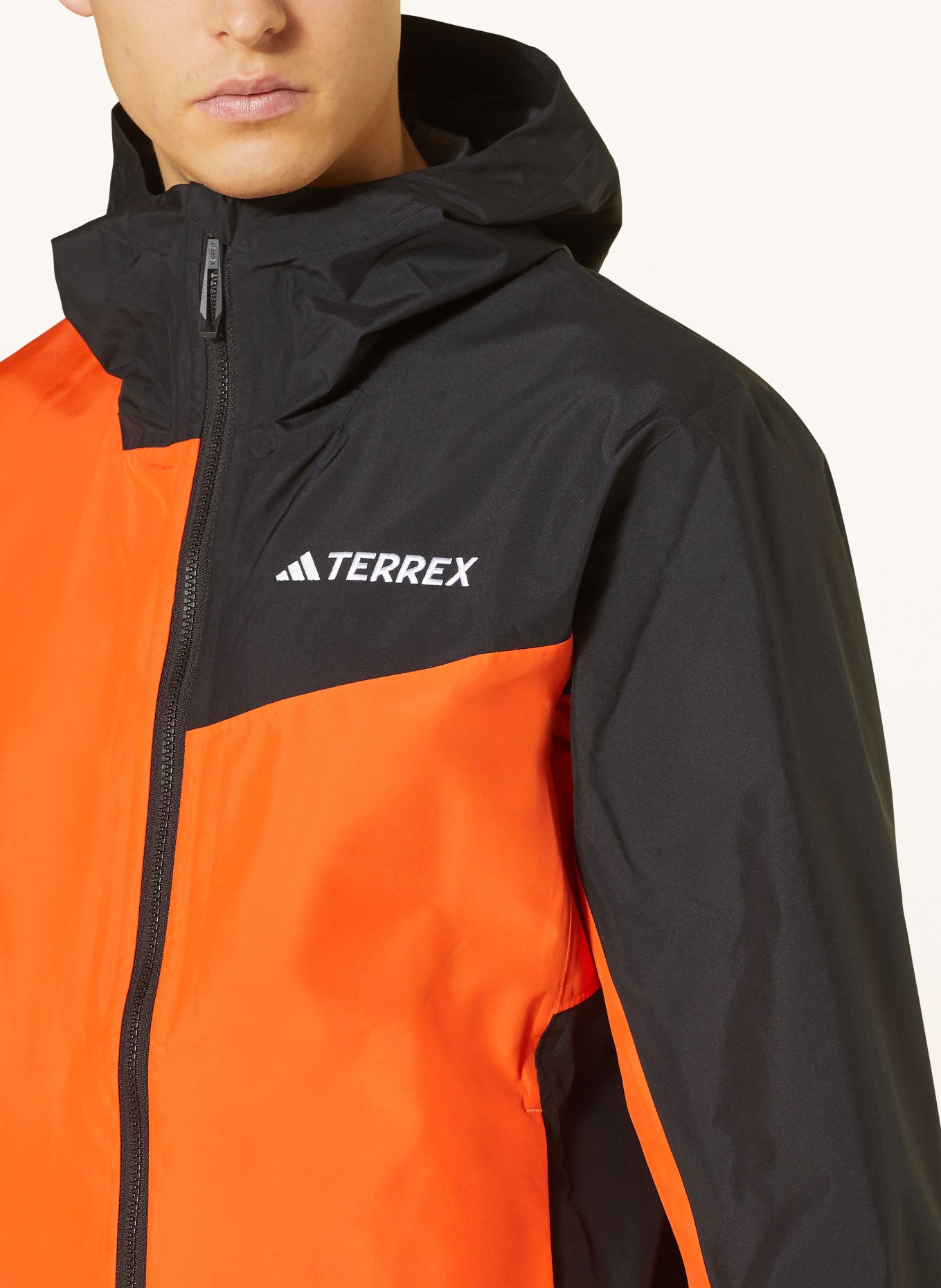 adidas TERREX Rain jacket TERREX MULTI, Color: BLACK/ ORANGE (Image 5)