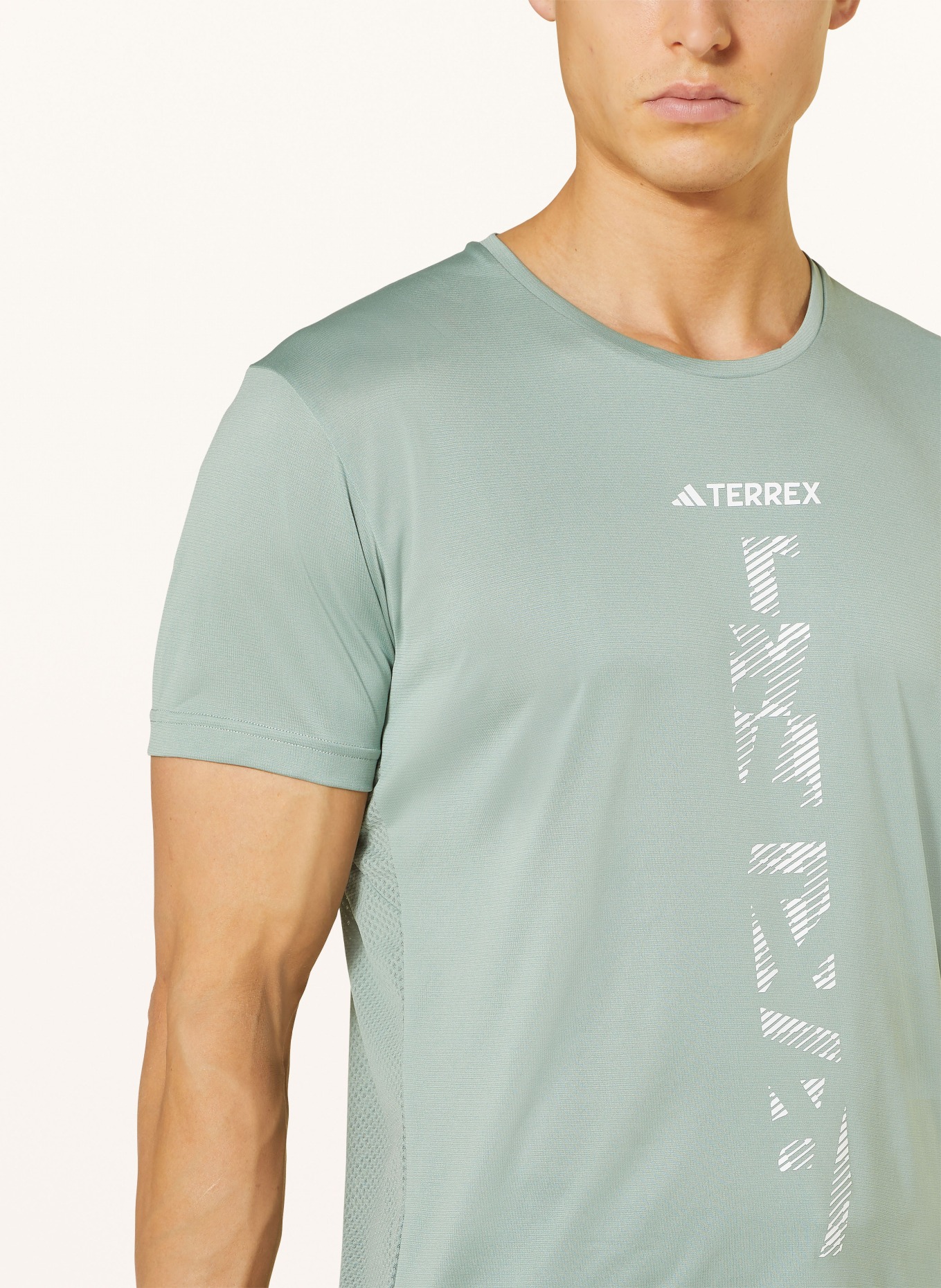 adidas TERREX T-shirt TERREX AGRAVIC, Color: LIGHT GREEN (Image 4)