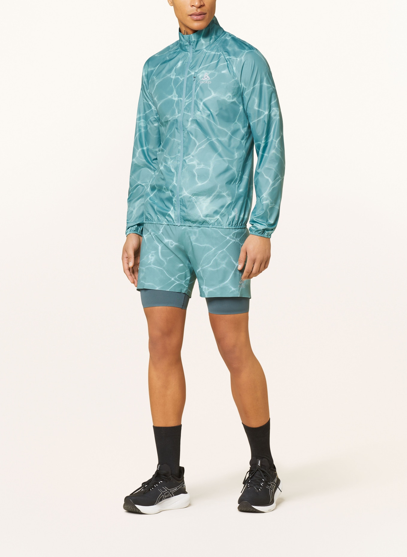 odlo Running jacket ZEROWEIGHT, Color: MINT (Image 2)