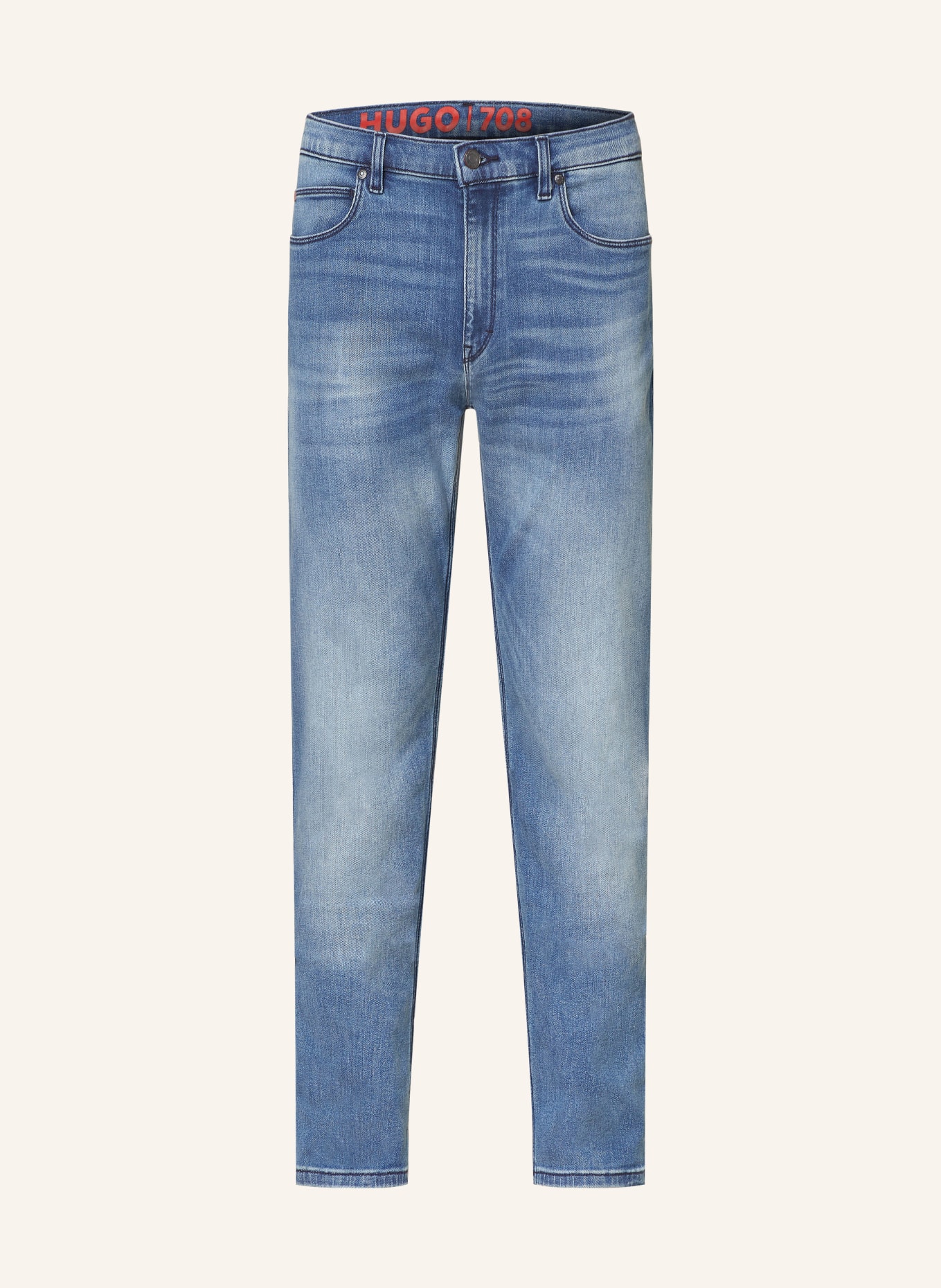 HUGO Jeans slim fit, Color: 423 MEDIUM BLUE (Image 1)