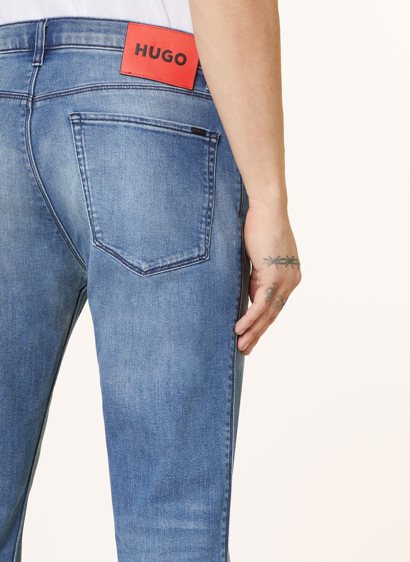 HUGO Jeans slim fit, Color: 423 MEDIUM BLUE (Image 5)