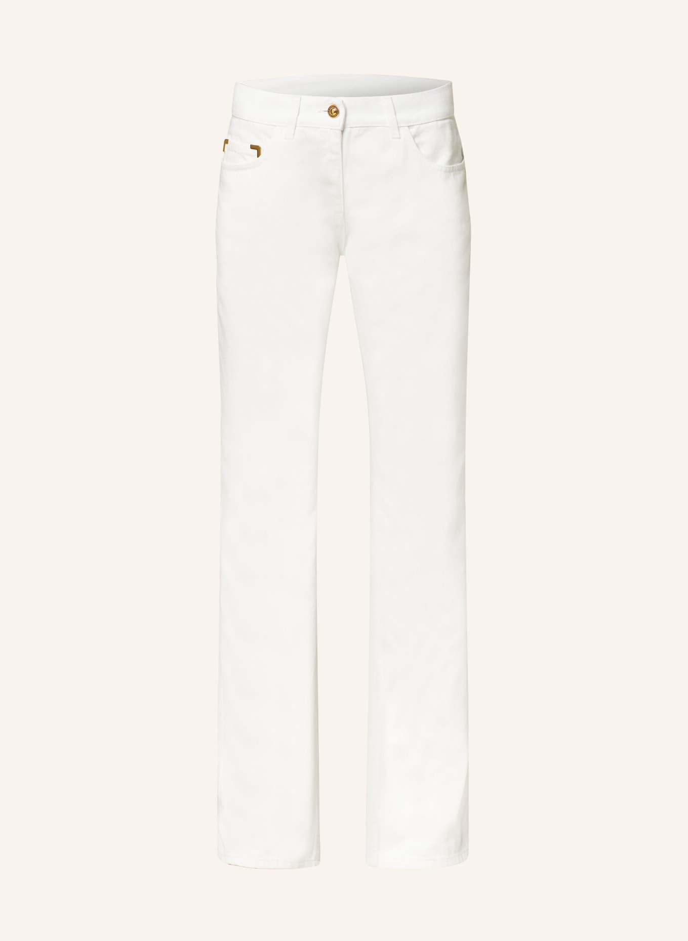 Palm Angels Straight jeans, Color: WHITE (Image 1)
