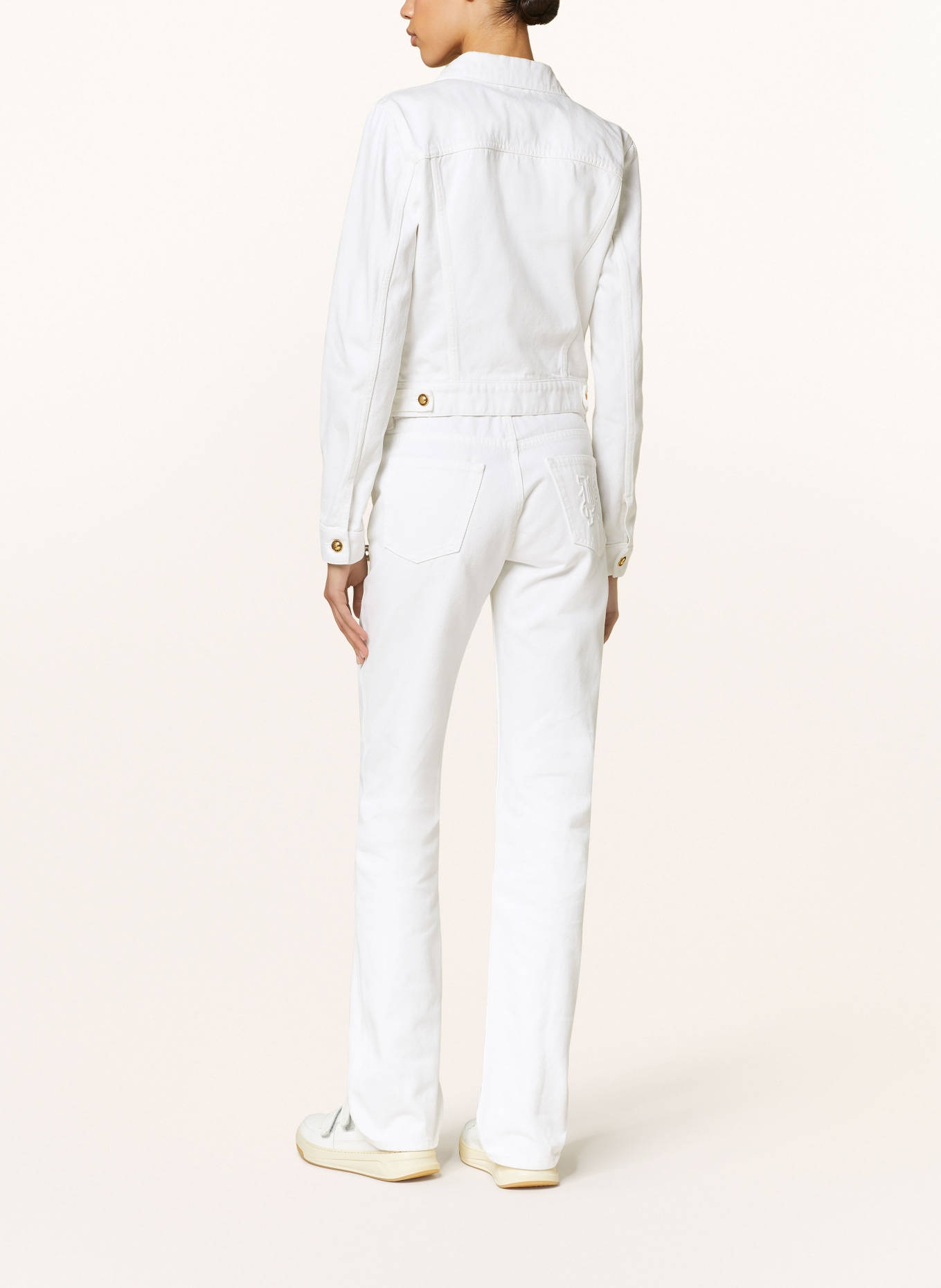 Palm Angels Straight jeans, Color: WHITE (Image 3)