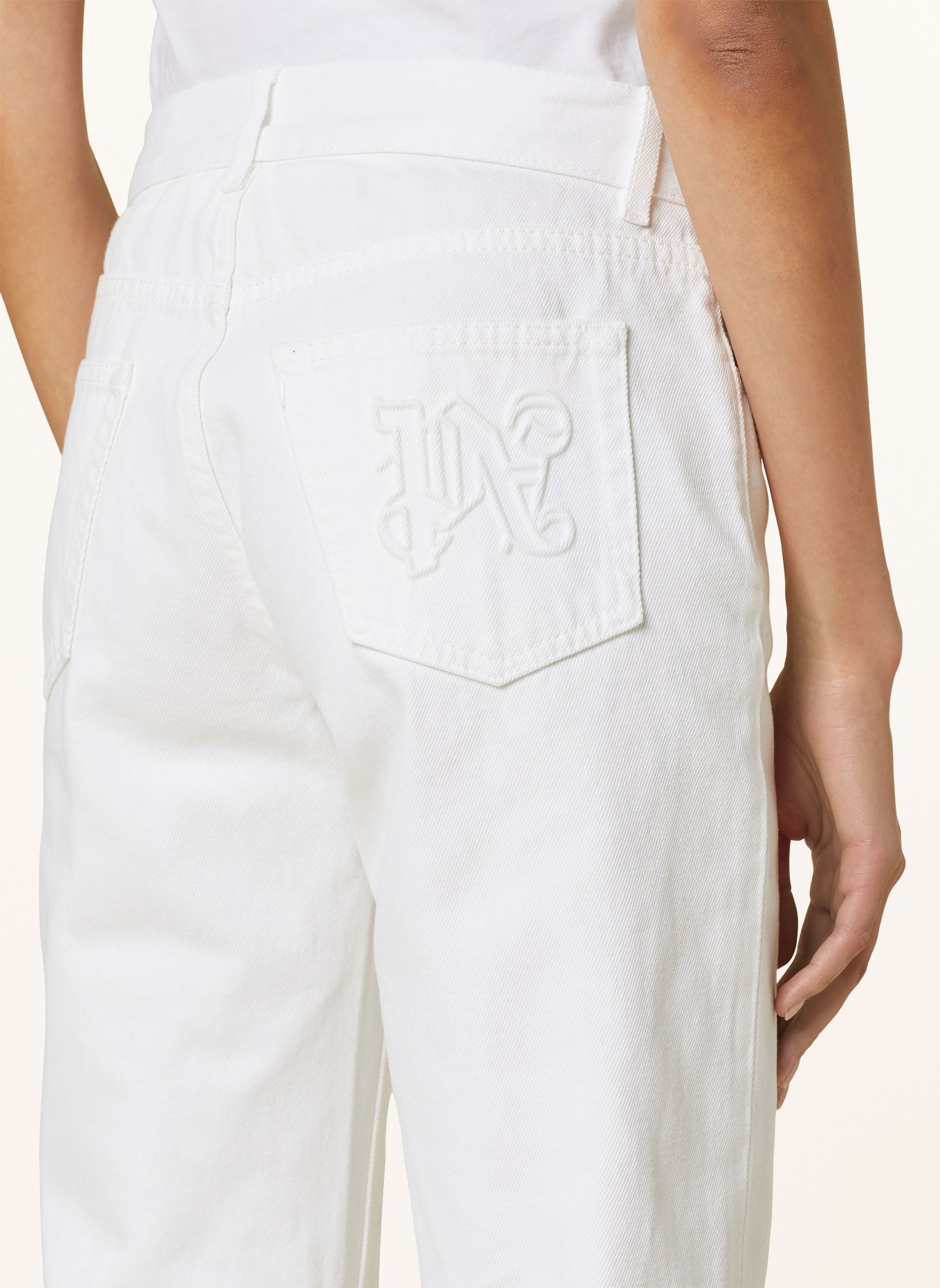 Palm Angels Straight jeans, Color: WHITE (Image 5)