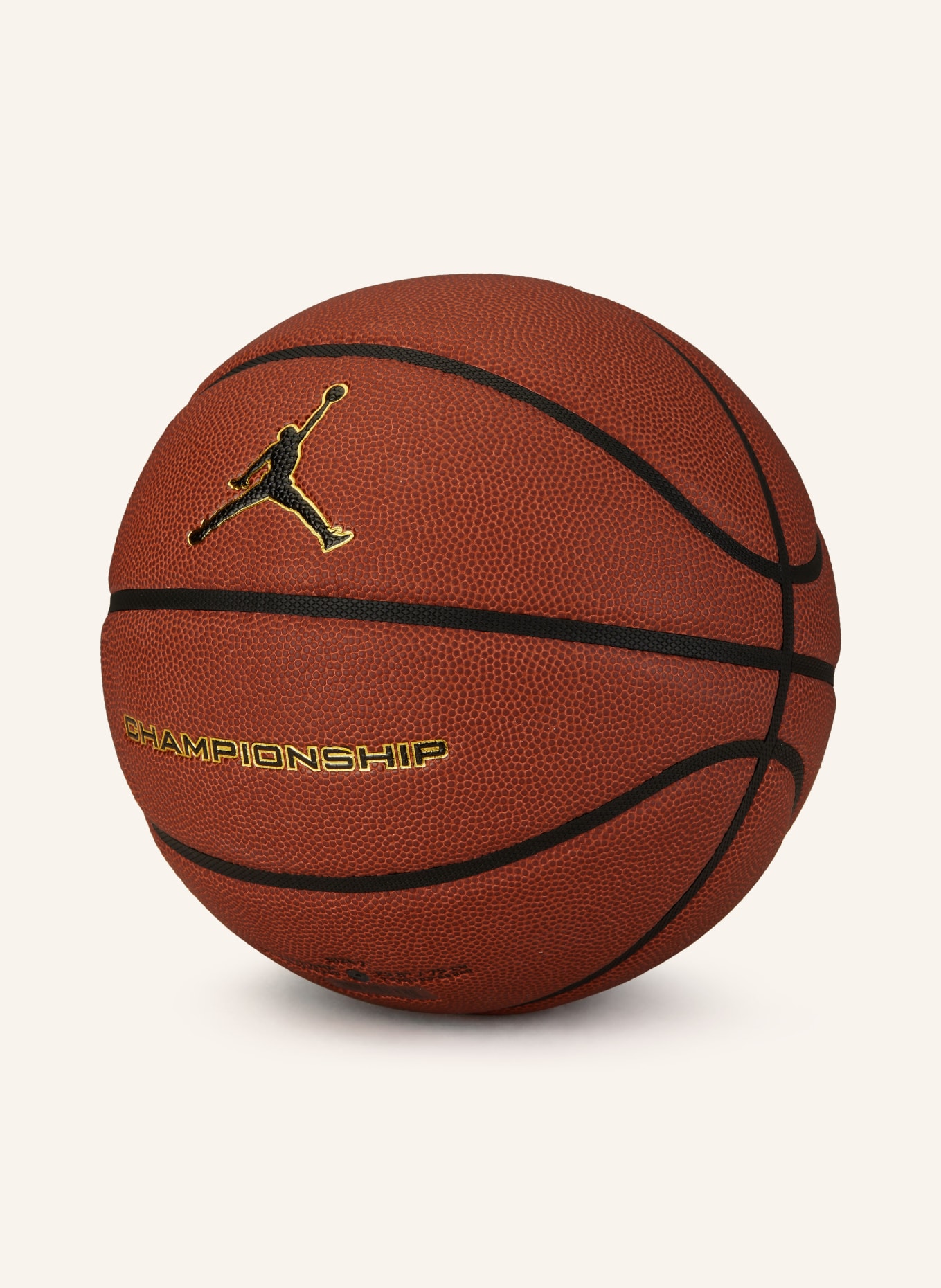 JORDAN Basketbalový míč JORDAN CHAPIONSHIP 8P, Barva: TMAVĚ ORANŽOVÁ/ ČERNÁ (Obrázek 2)