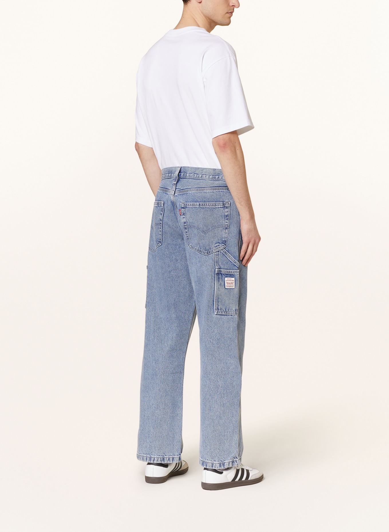 Levi's® Jeans 568 STAY LOOSE CARPENTER Regular Fit, Farbe: 47 Med Indigo - Flat Finish (Bild 3)