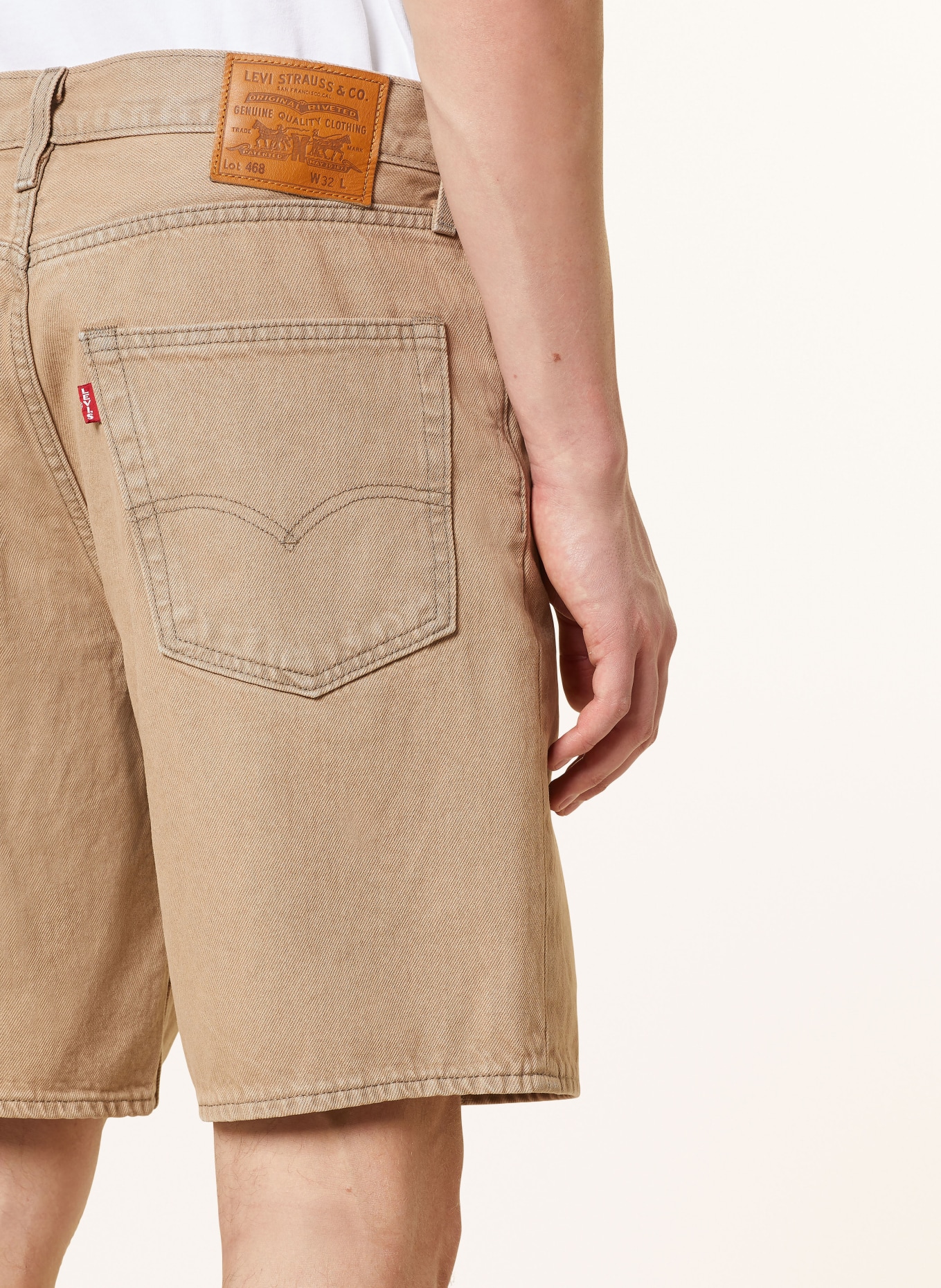 Levi's® Jeansshorts 468 Loose Fit, Farbe: 01 Browns (Bild 6)