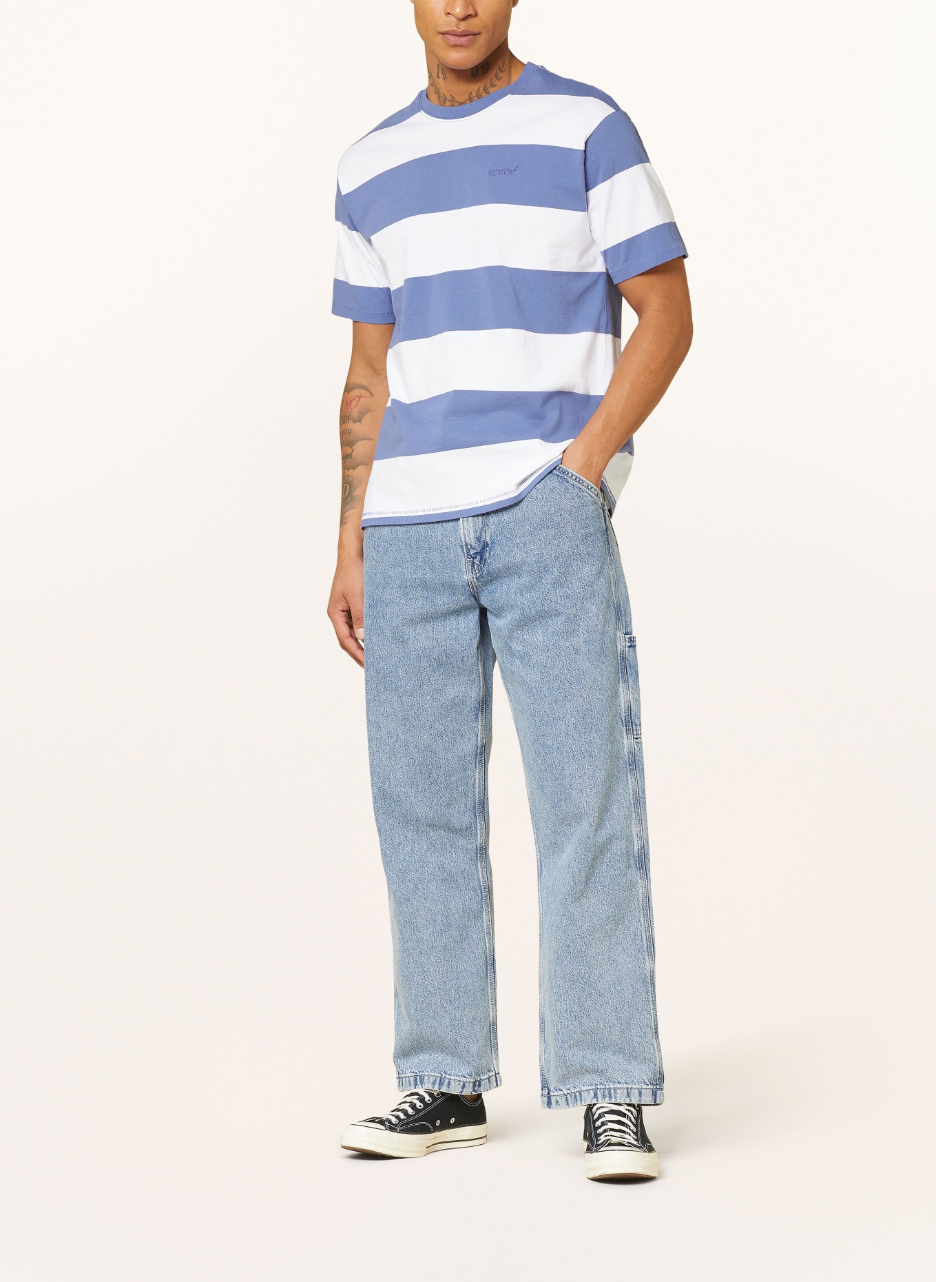 Levi's® T-shirt, Color: BLUE/ WHITE (Image 2)