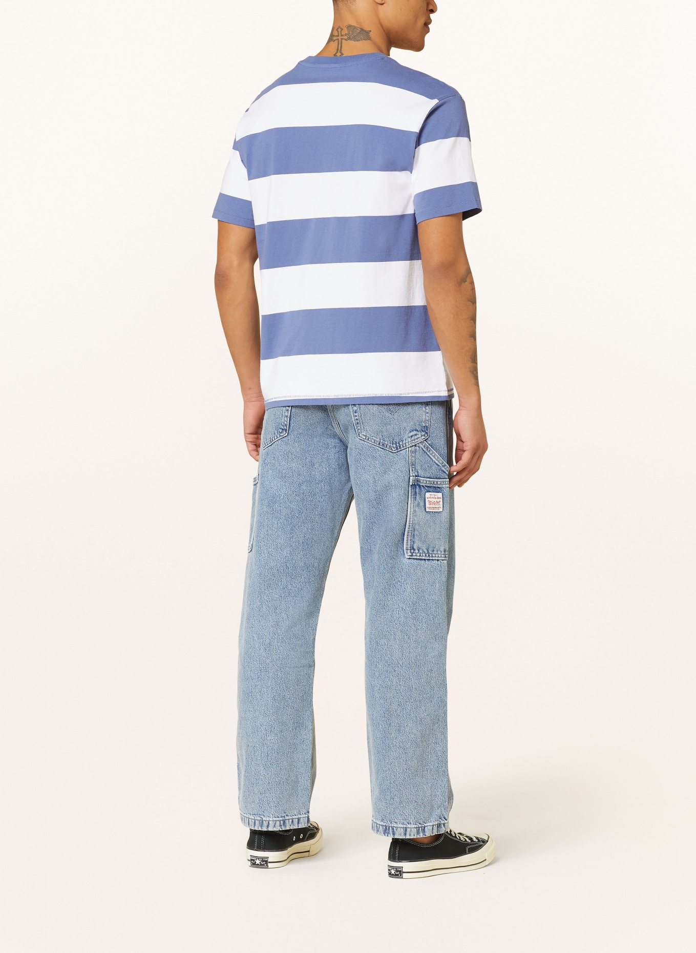Levi's® T-shirt, Color: BLUE/ WHITE (Image 3)