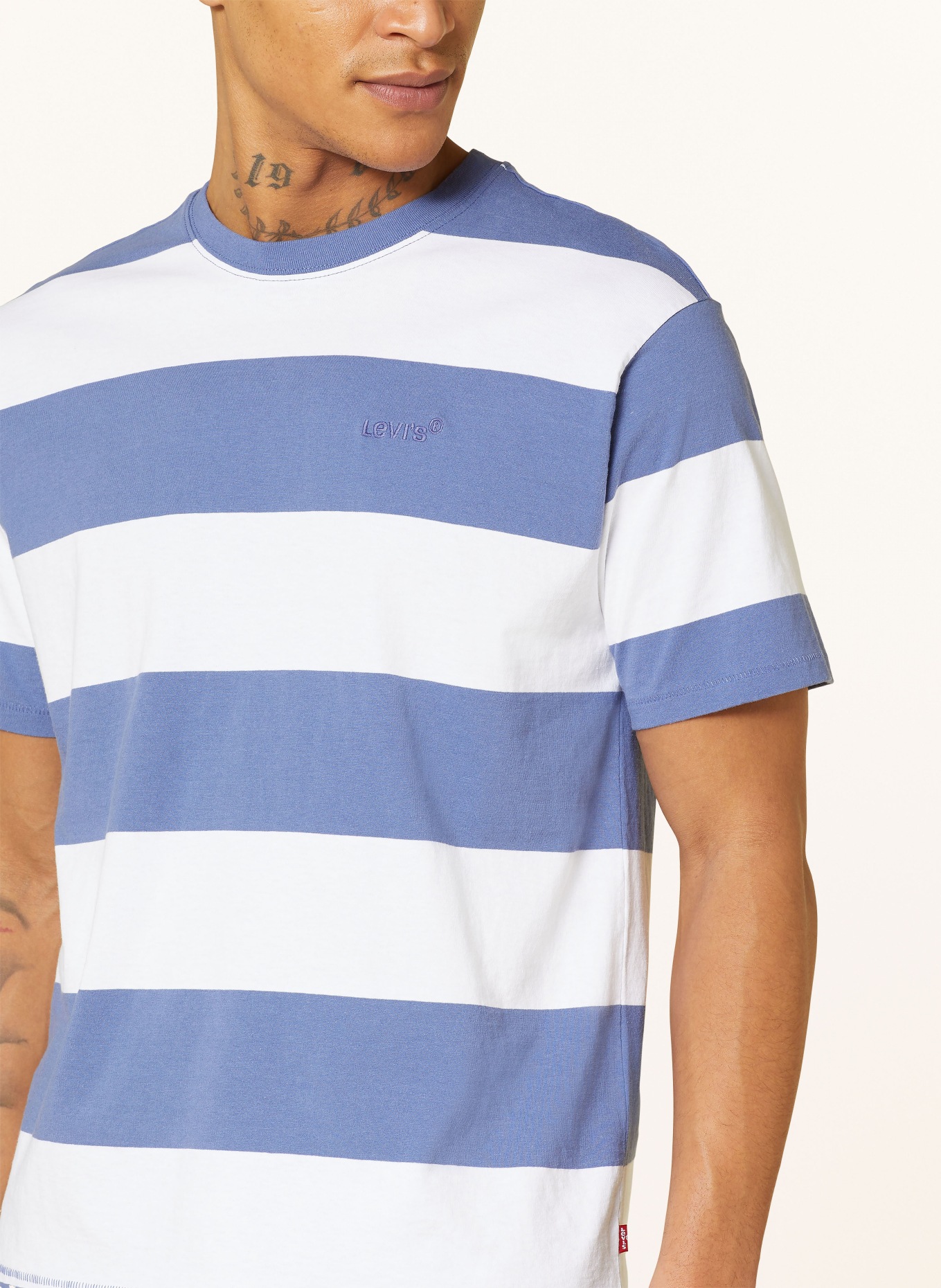 Levi's® T-shirt, Color: BLUE/ WHITE (Image 4)