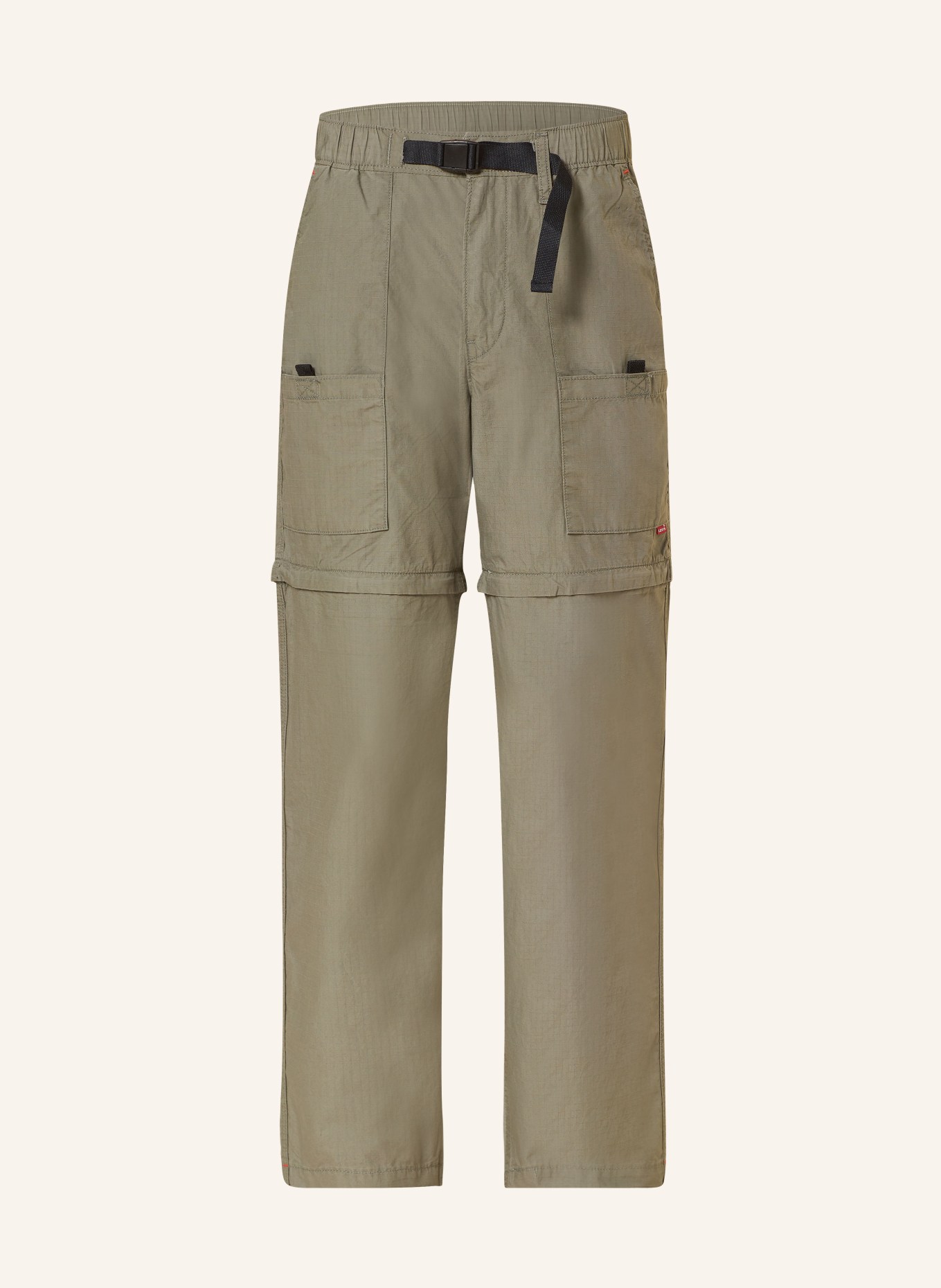 Levi's® Spodnie z odpinanymi nogawkami UTILITY relaxed fit, Kolor: KHAKI (Obrazek 1)