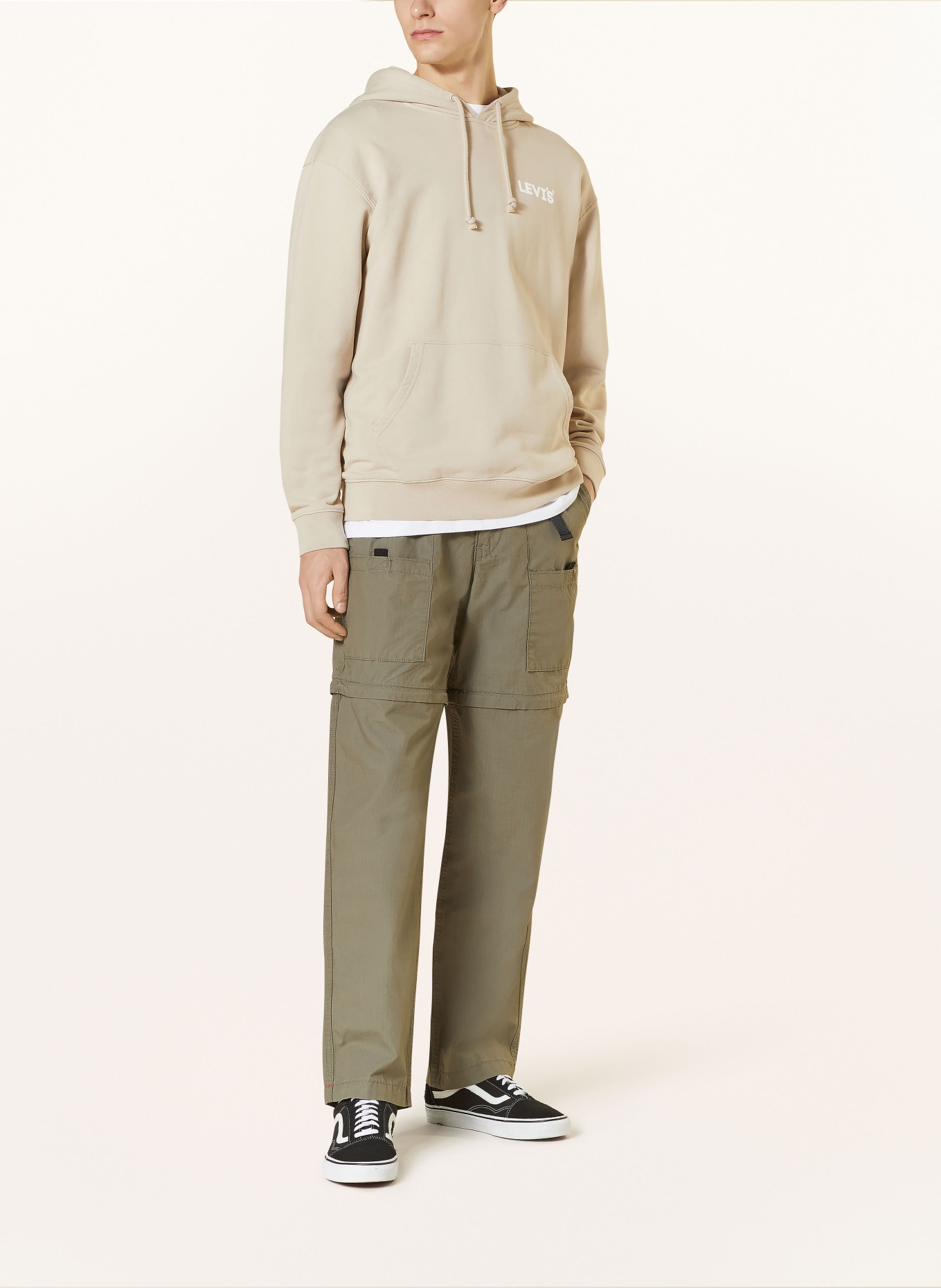 Levi's® Zip-off trousers UTILITY relaxed fit, Color: KHAKI (Image 2)